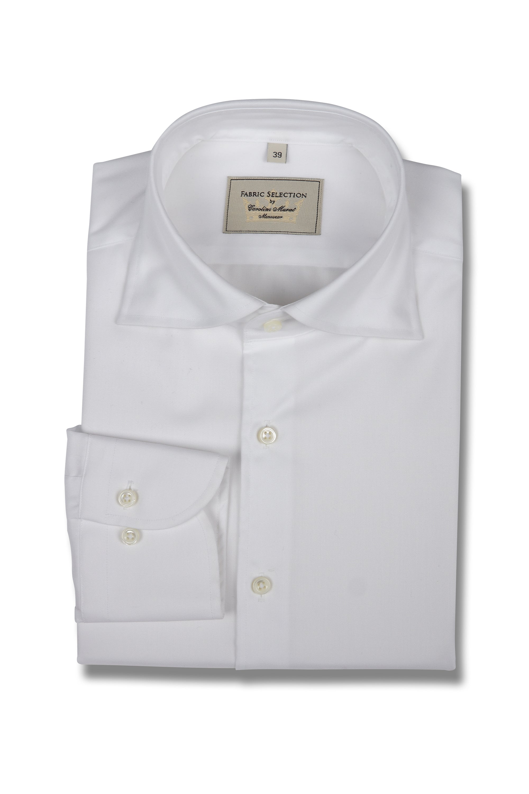 MTO White Twill Cotton Shirt