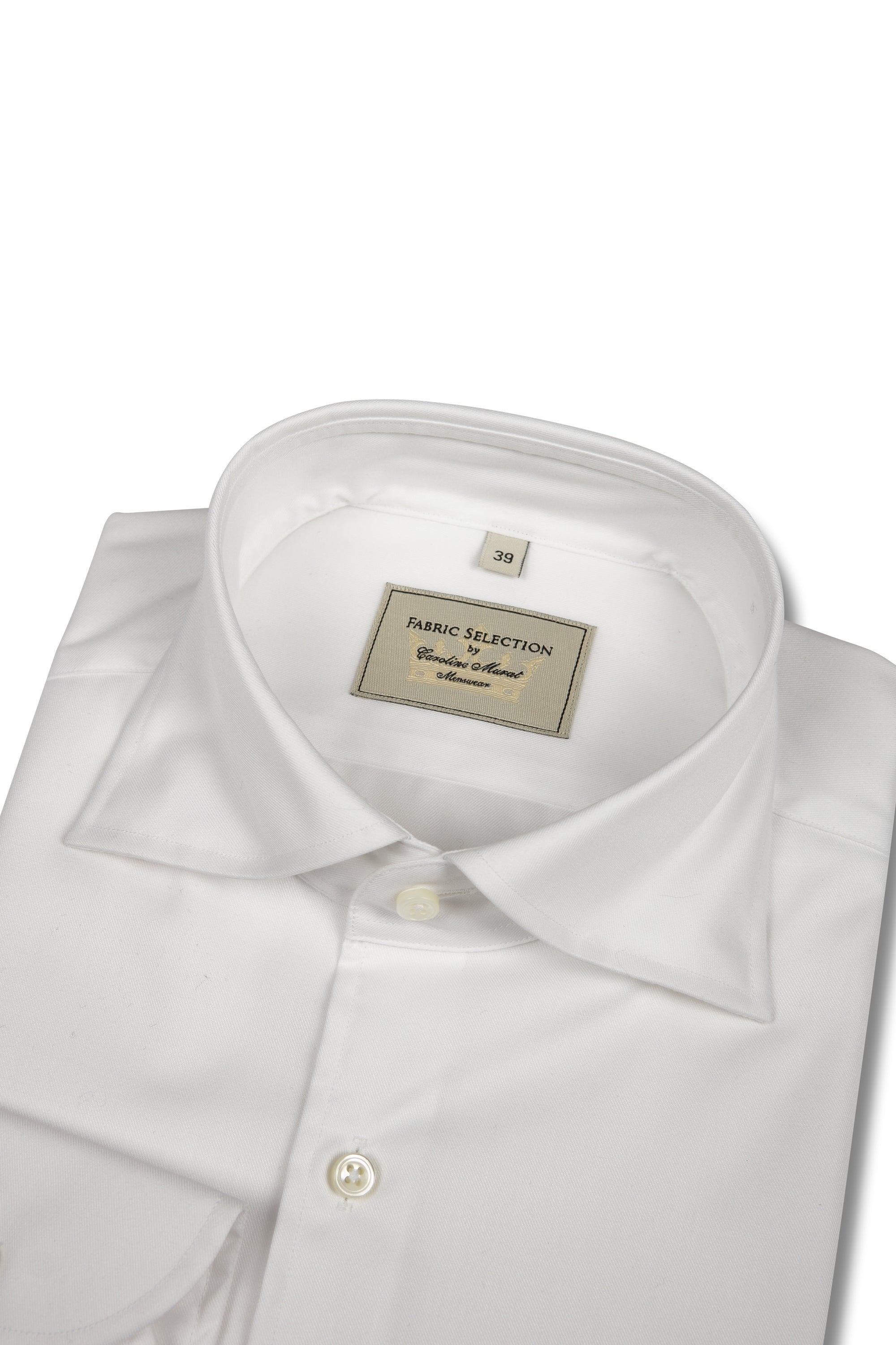 MTO White Twill Cotton Shirt
