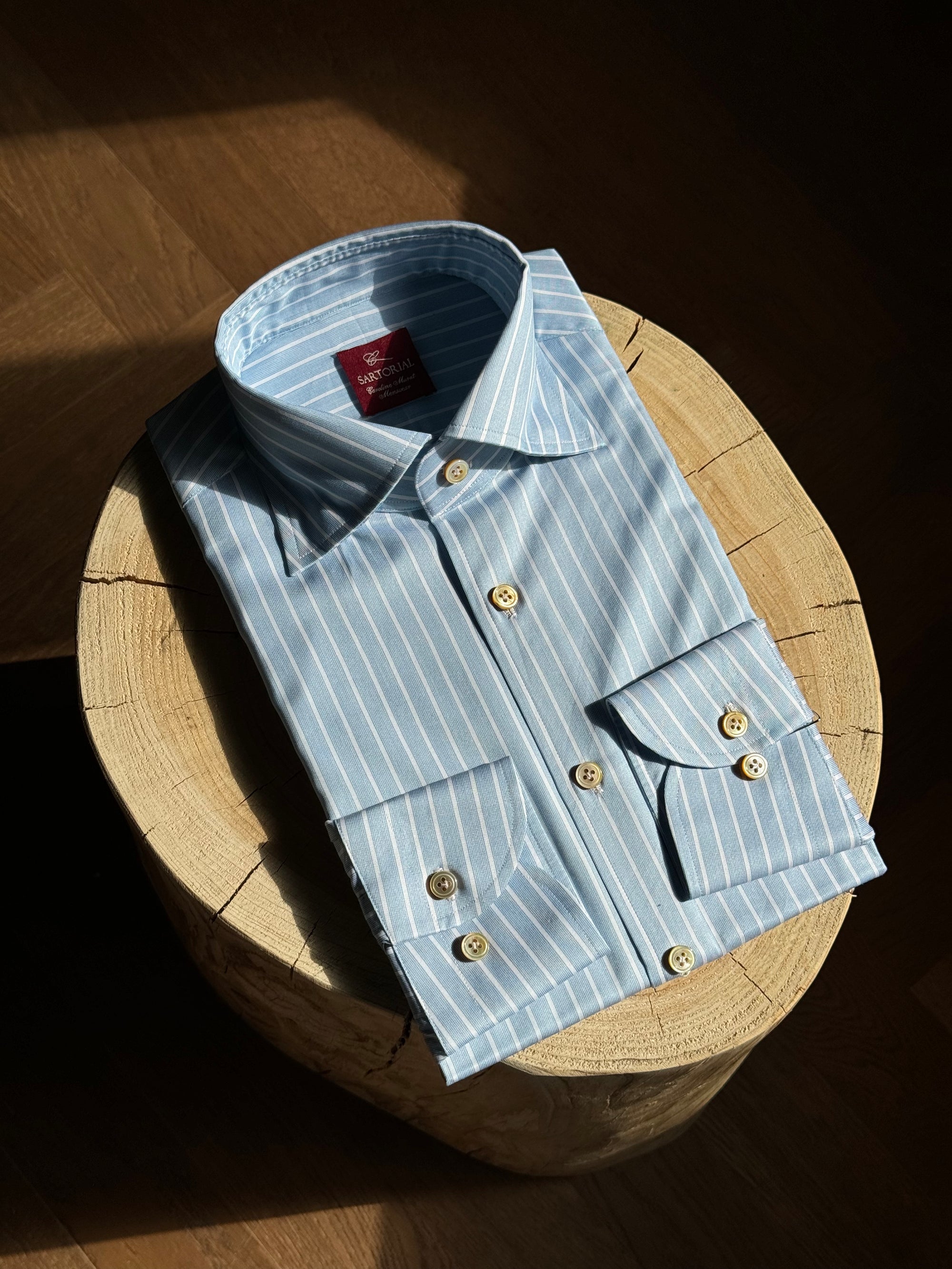 MTO Hand-stitched Stripe Shirt