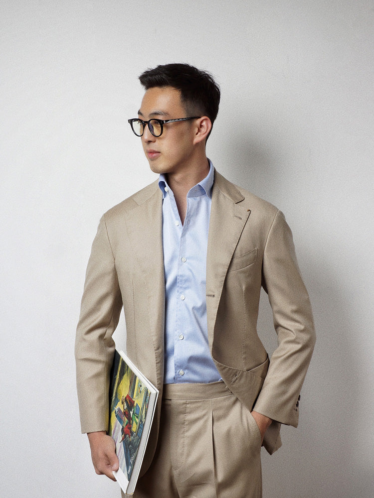 MTO Pale Blue Cotton Shirt