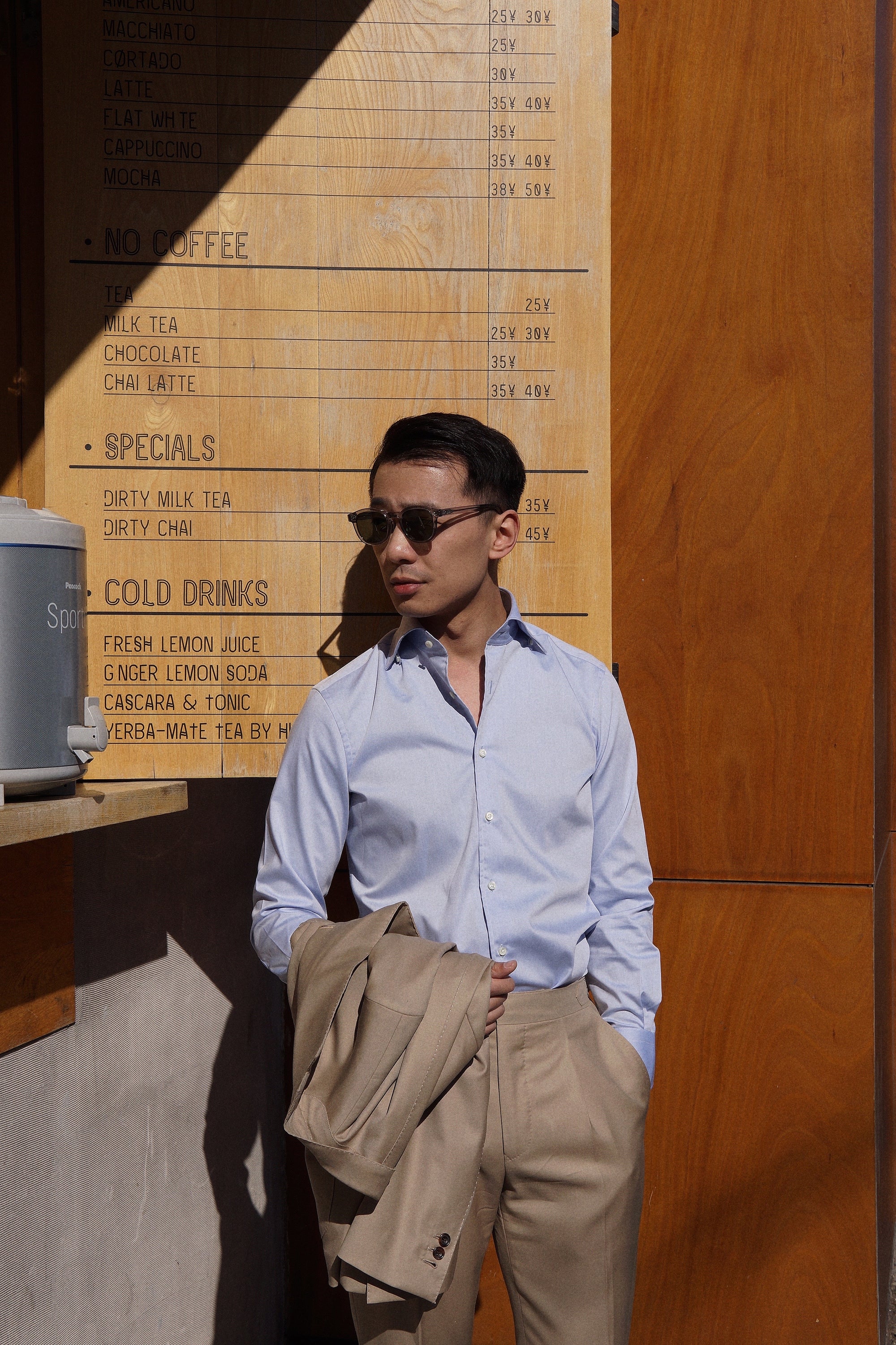 MTO Pale Blue Cotton Shirt