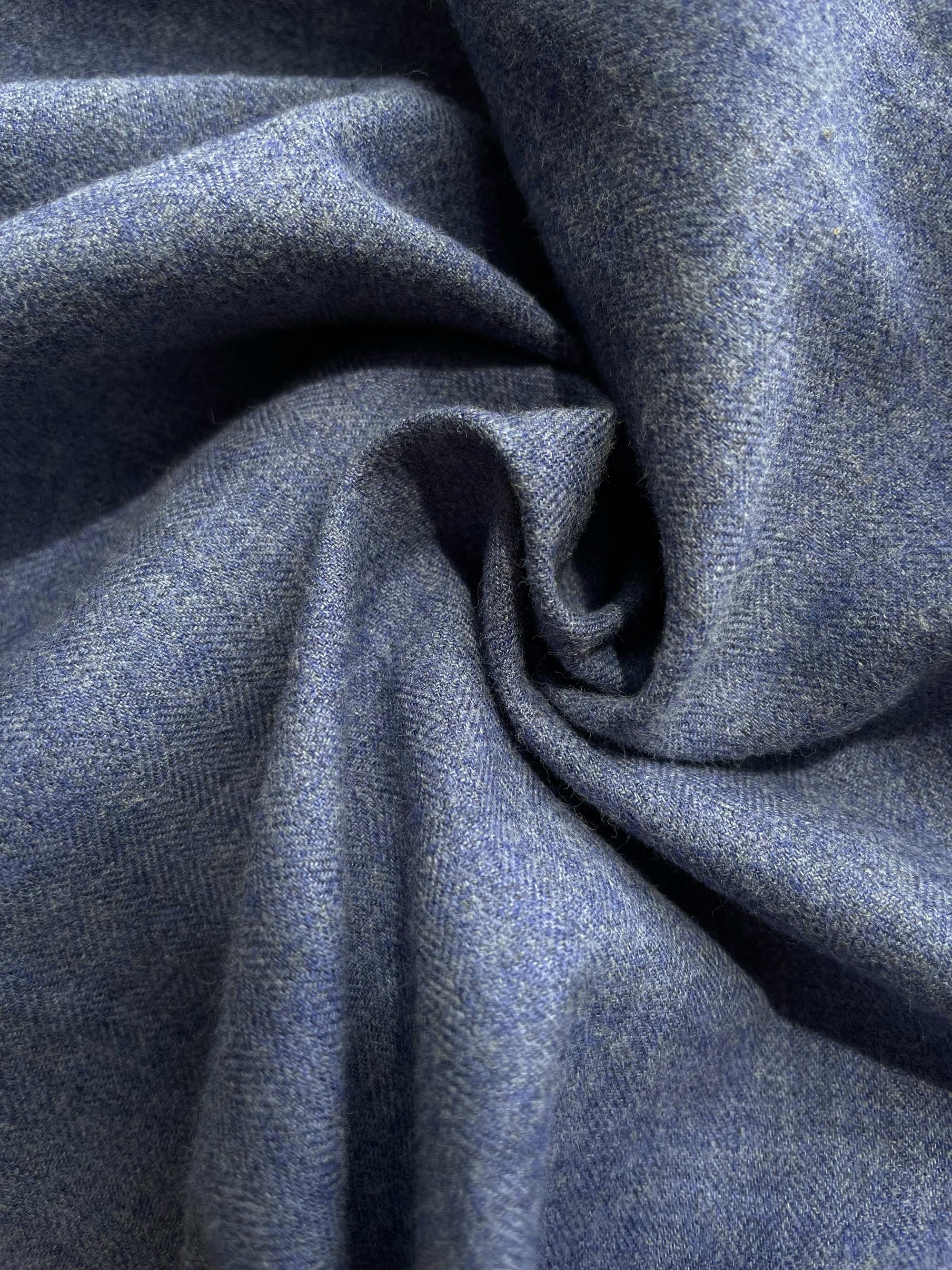MTO Dark Blue Flannel Shirt