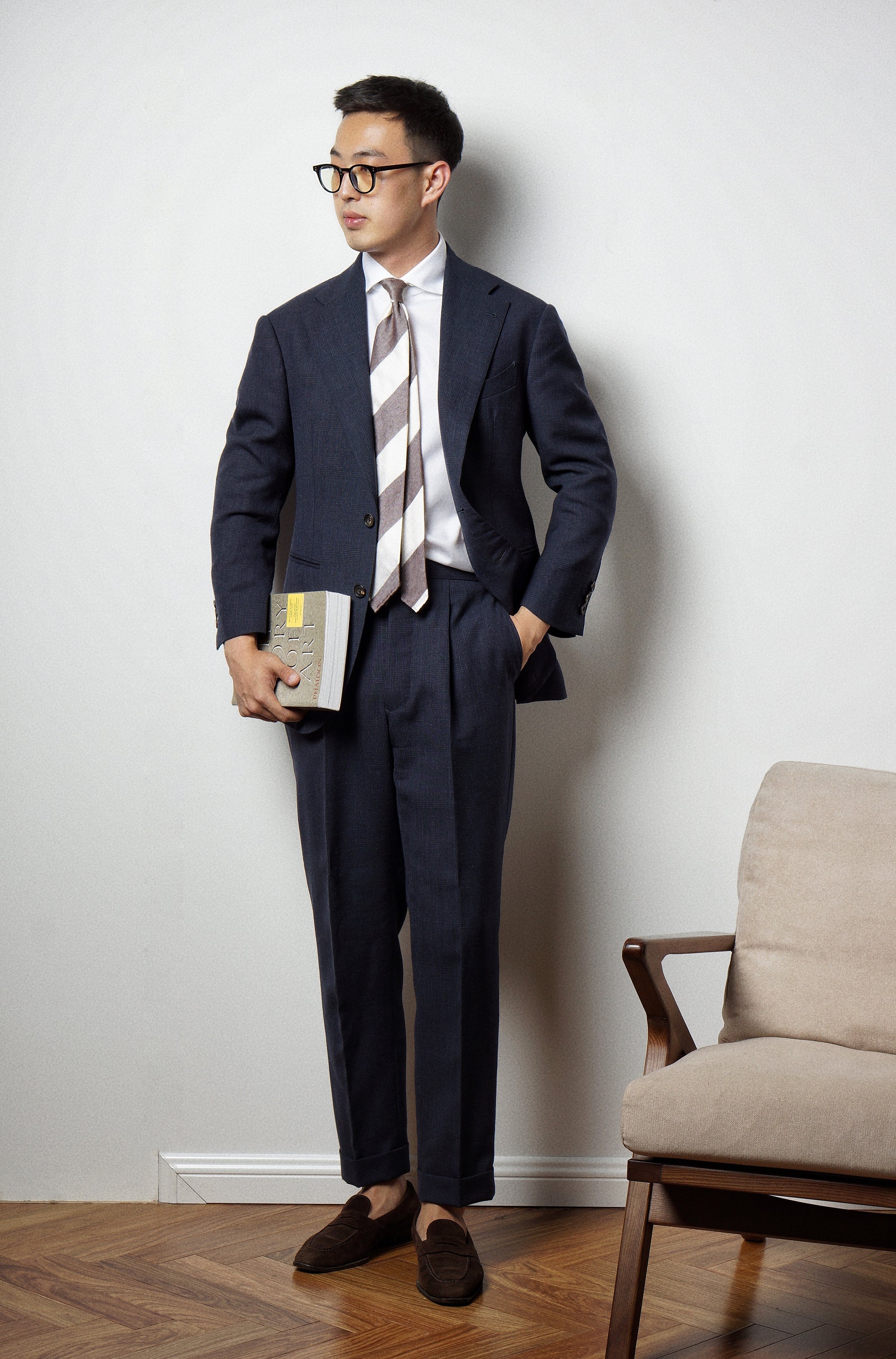 MTO White Twill Cotton Shirt