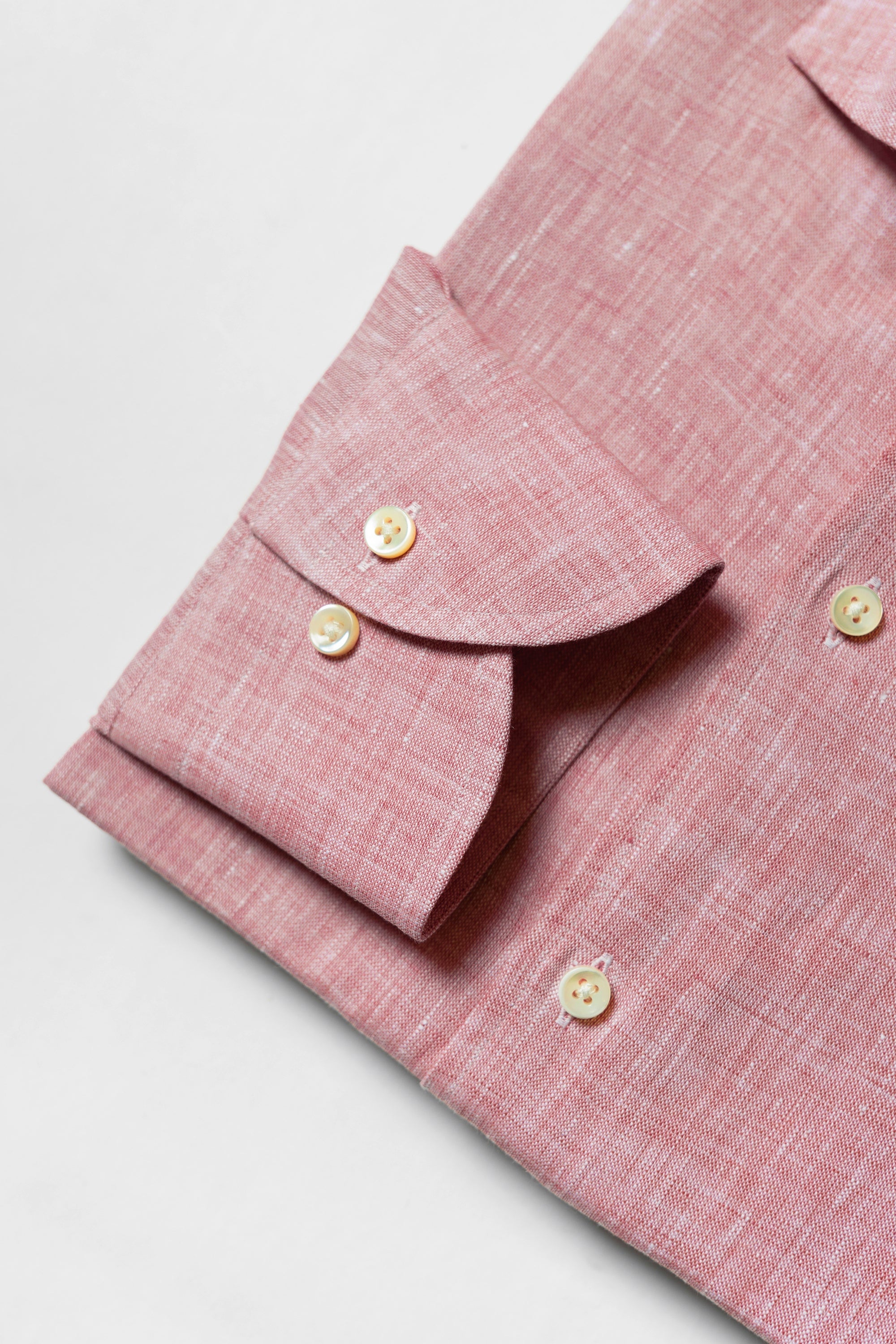 MTO Pink Linen Shirt