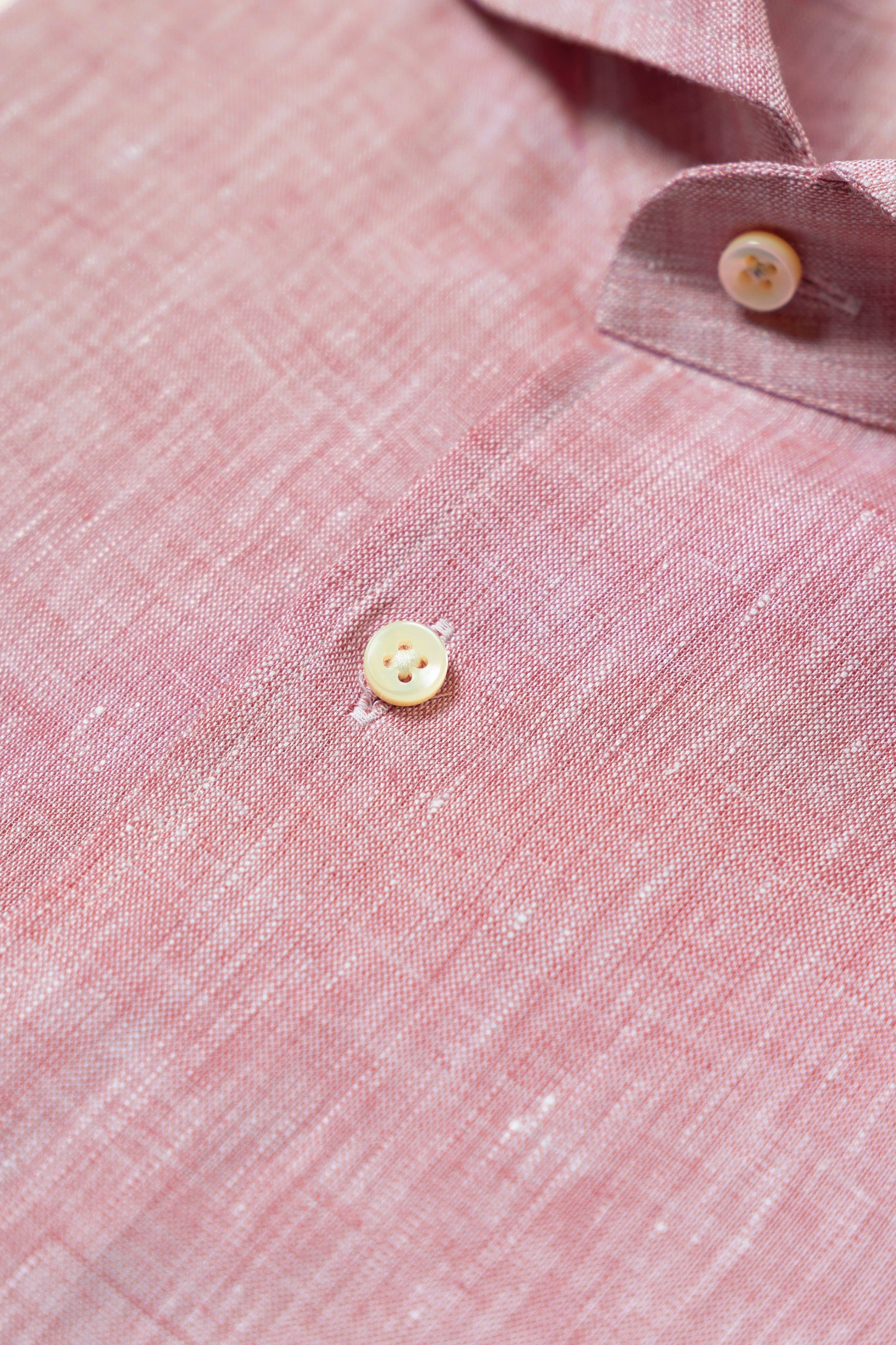 MTO Pink Linen Shirt