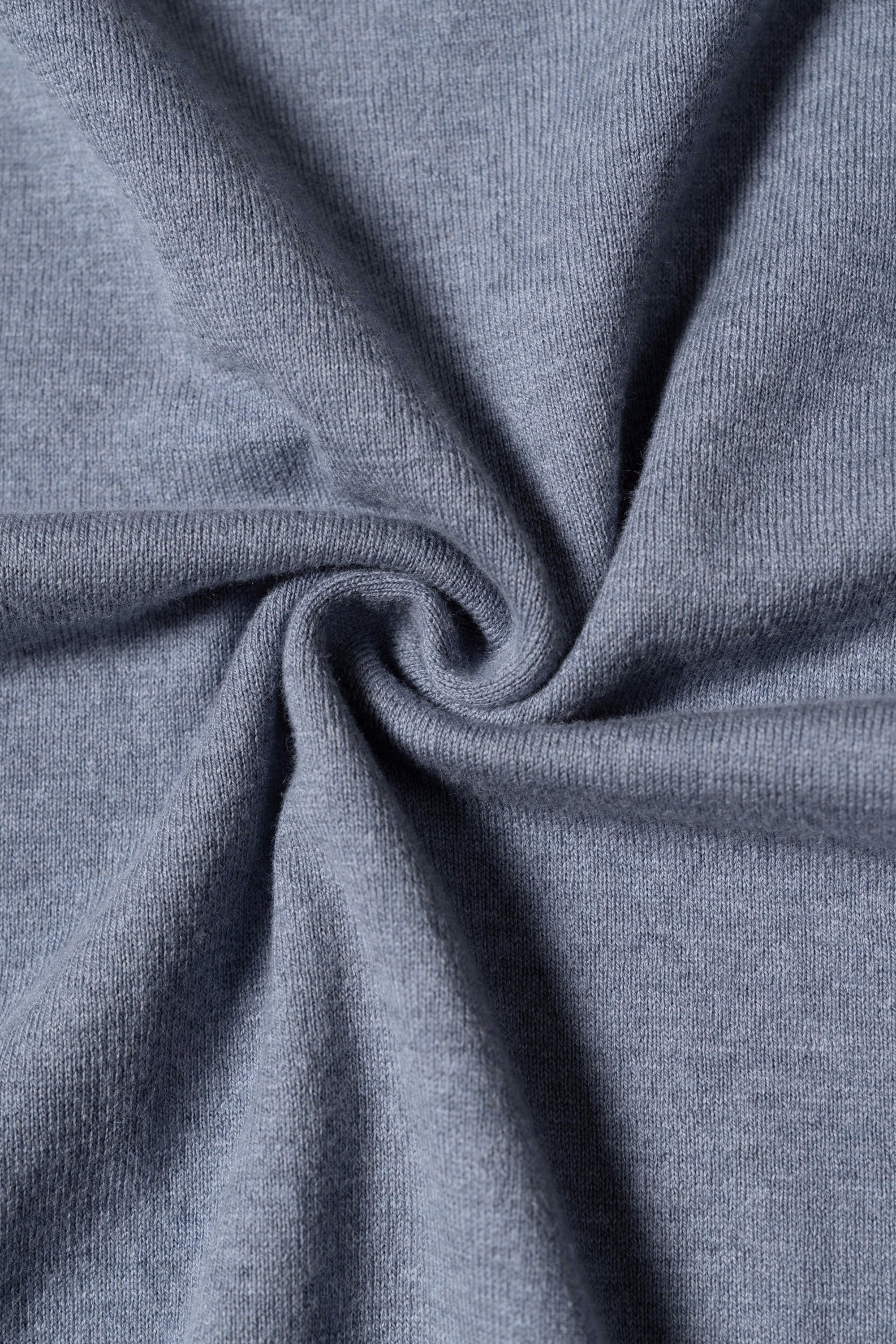 Foggy Blue Long Sleeve Crew Neck Jumper