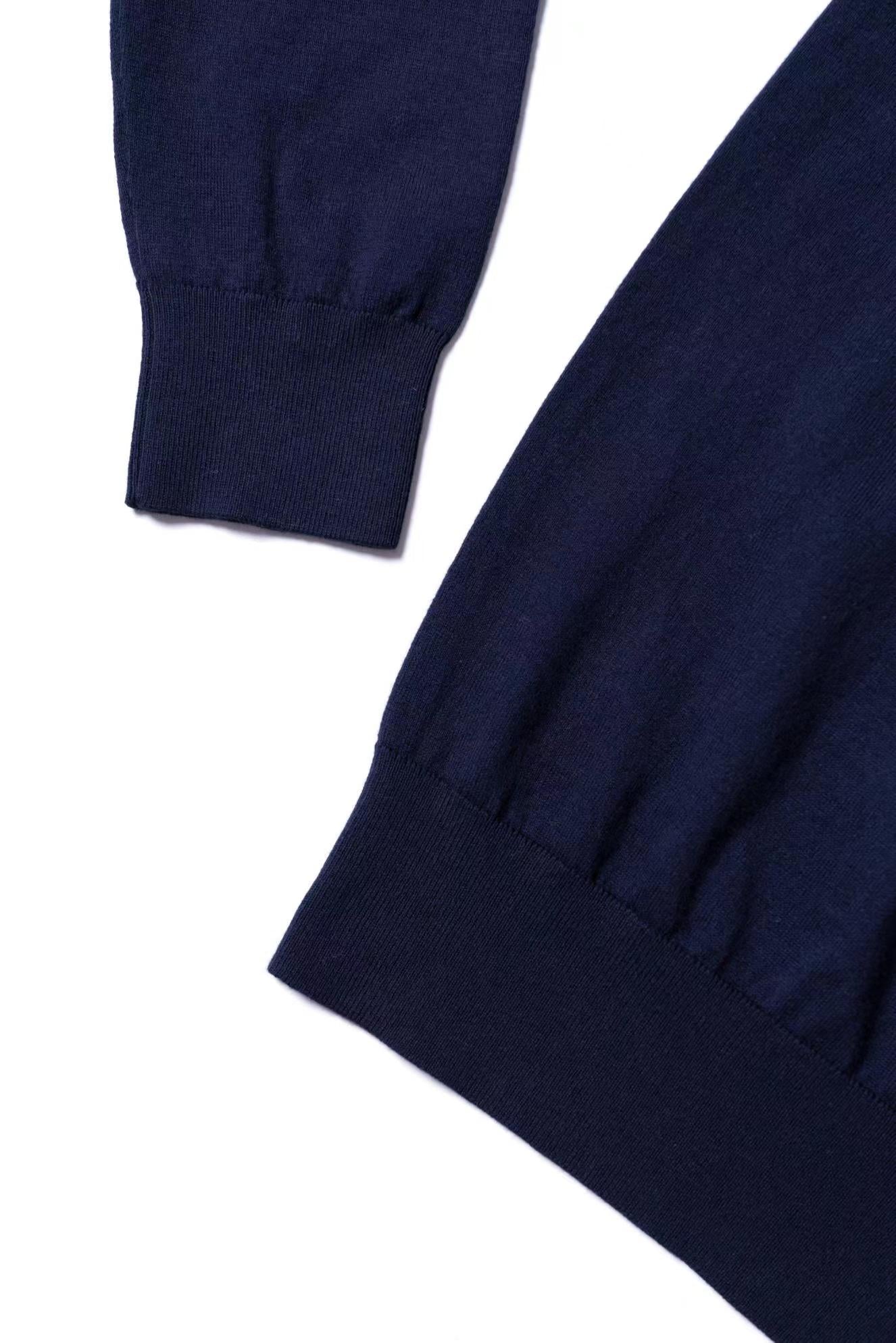 Navy Long Sleeve Crew Neck Jumper