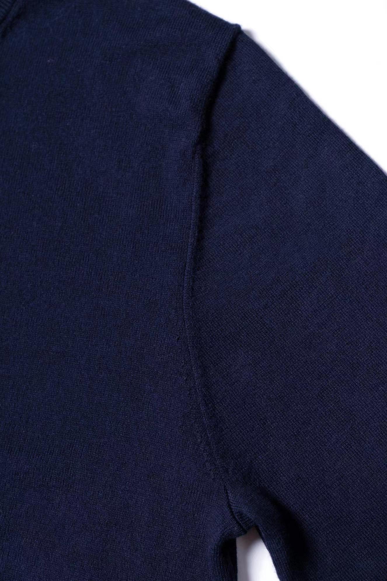 Navy Long Sleeve Crew Neck Jumper