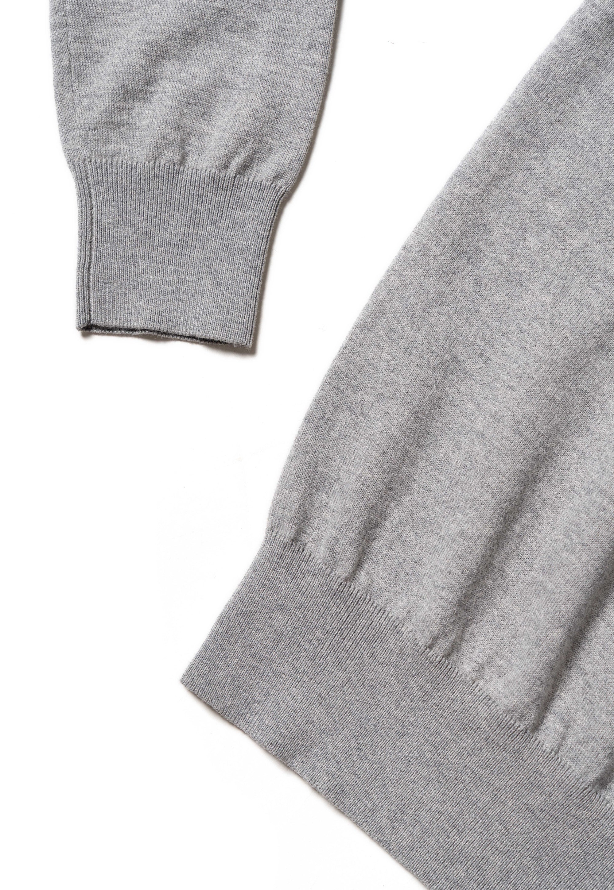Stone Grey Long Sleeve Crew Neck Jumper