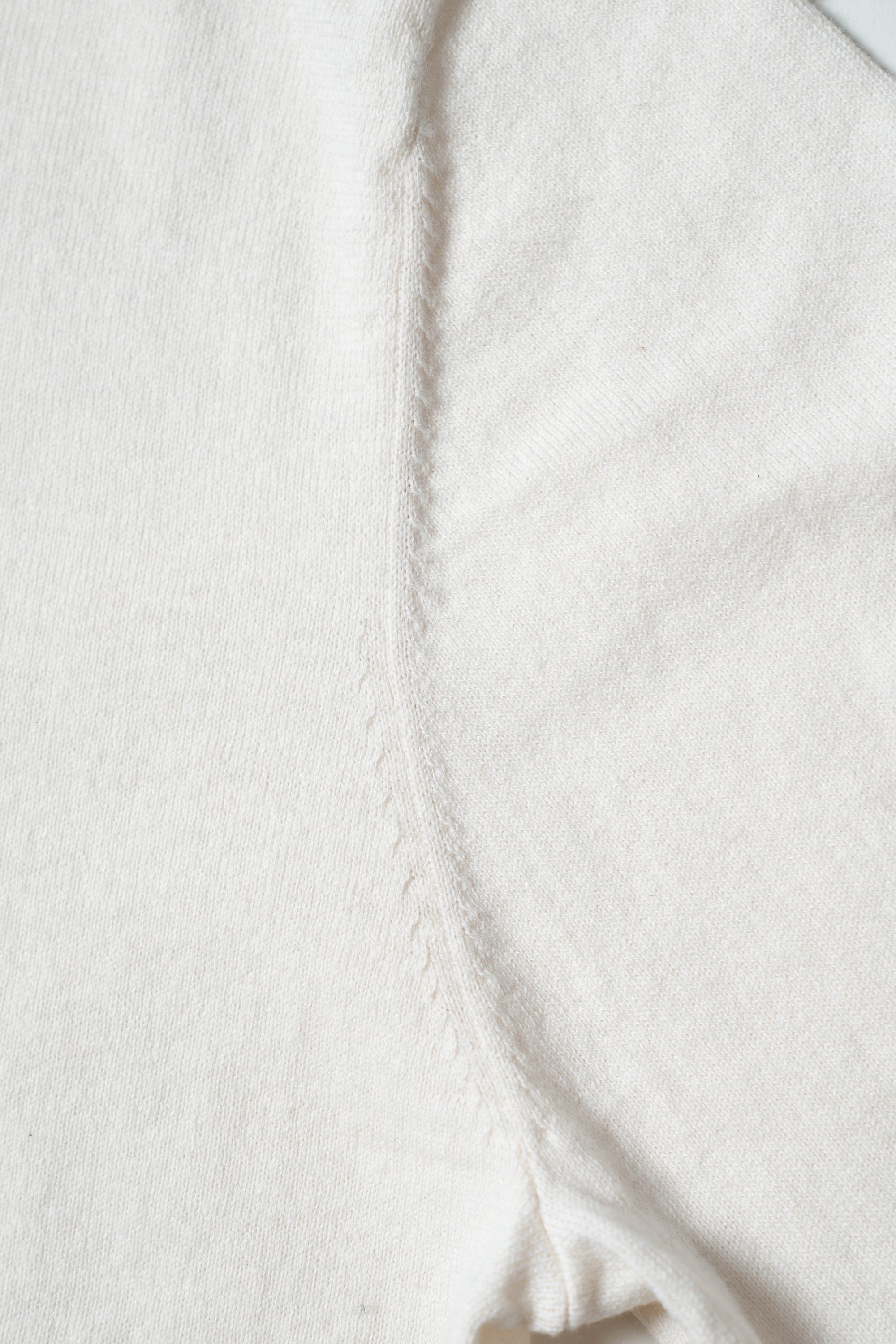 White Long Sleeve Crew Neck Jumper