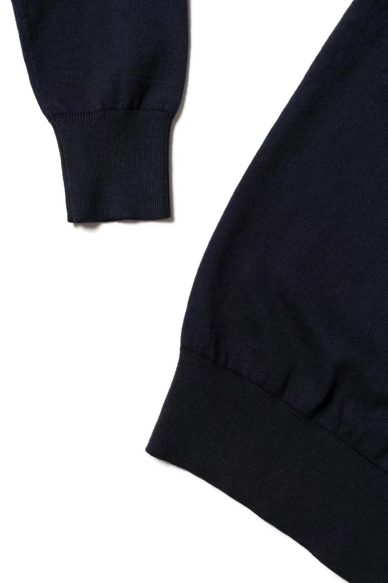 Navy Long Sleeve Polo
