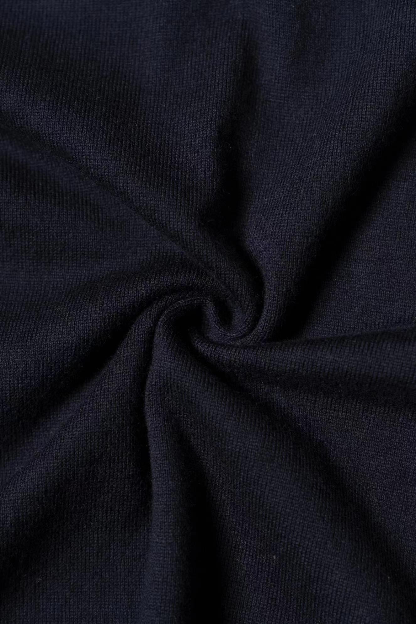 Navy Long Sleeve Polo