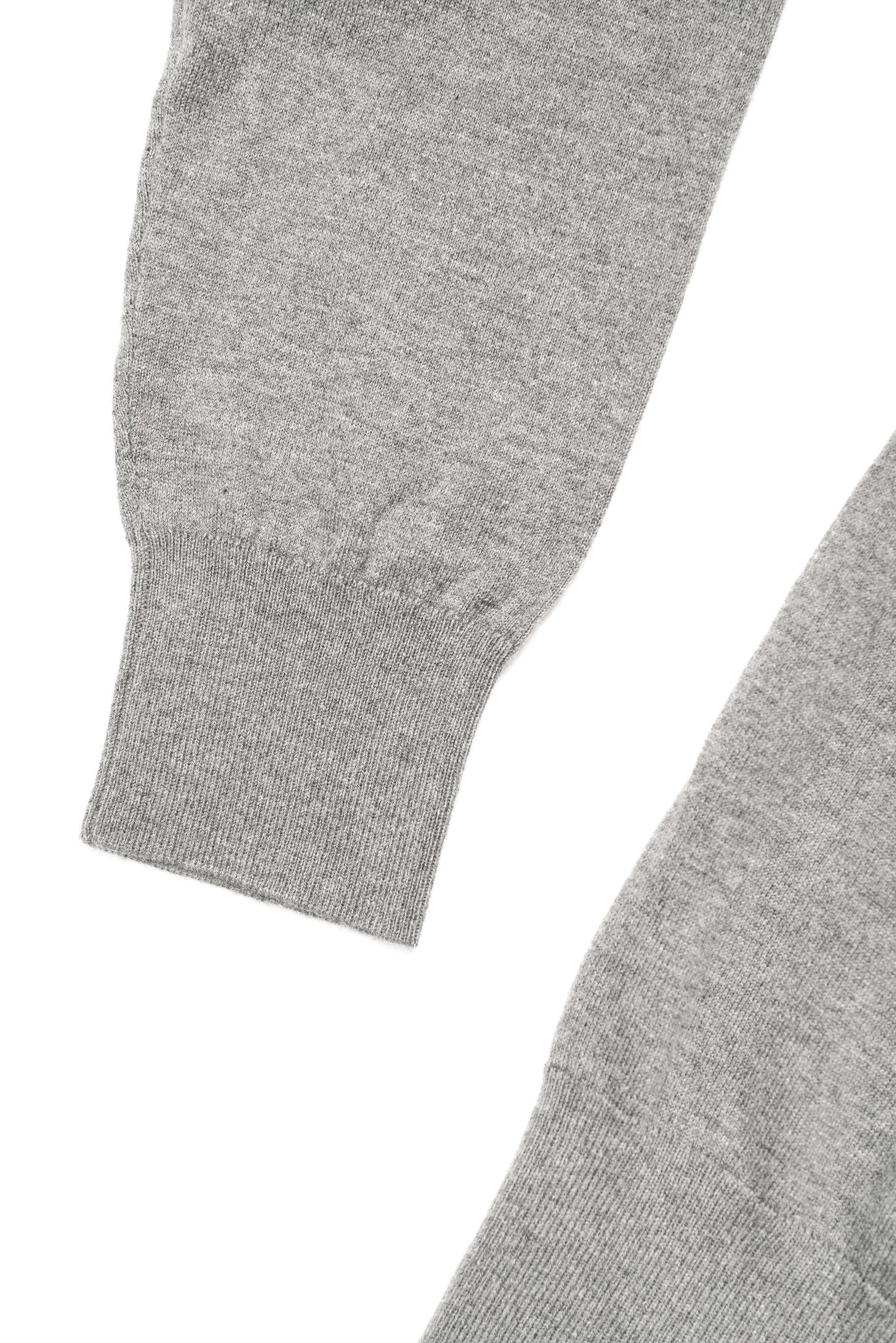 Elegant Grey Long Sleeve Polo