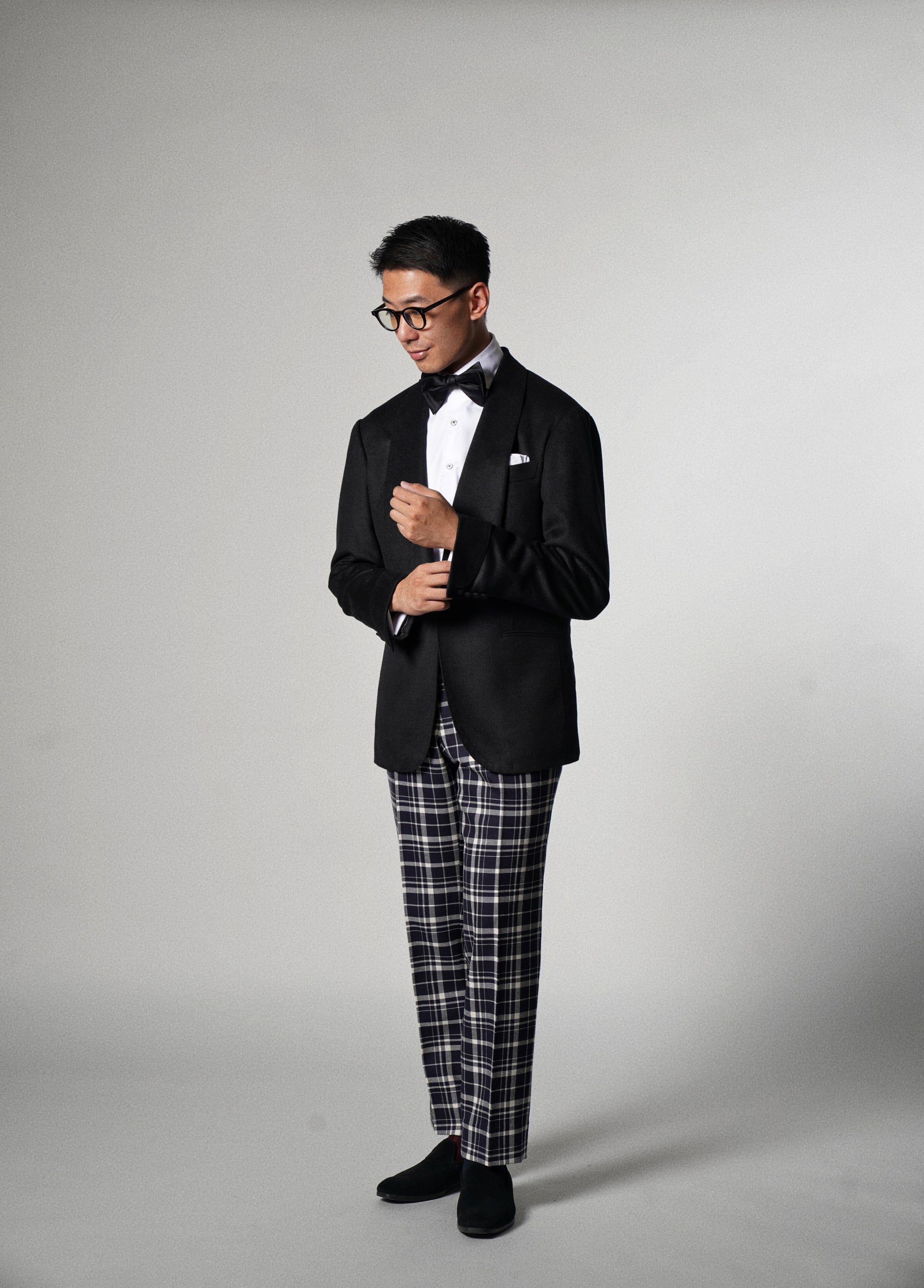MTO Black Shawl Lapel Dinner Jacket #249