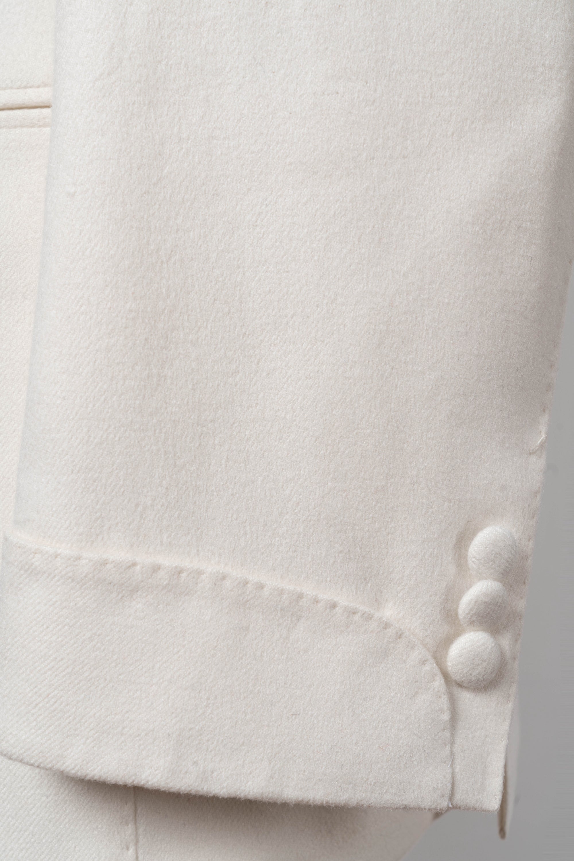 White Camel Silk Shawl Lapel Dinner Jacket #28