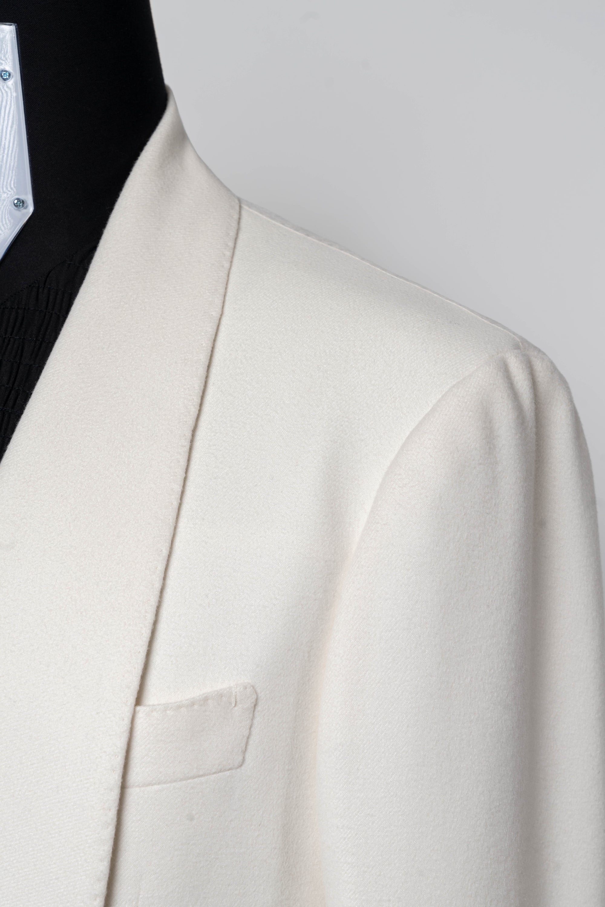 White Camel Silk Shawl Lapel Dinner Jacket #28