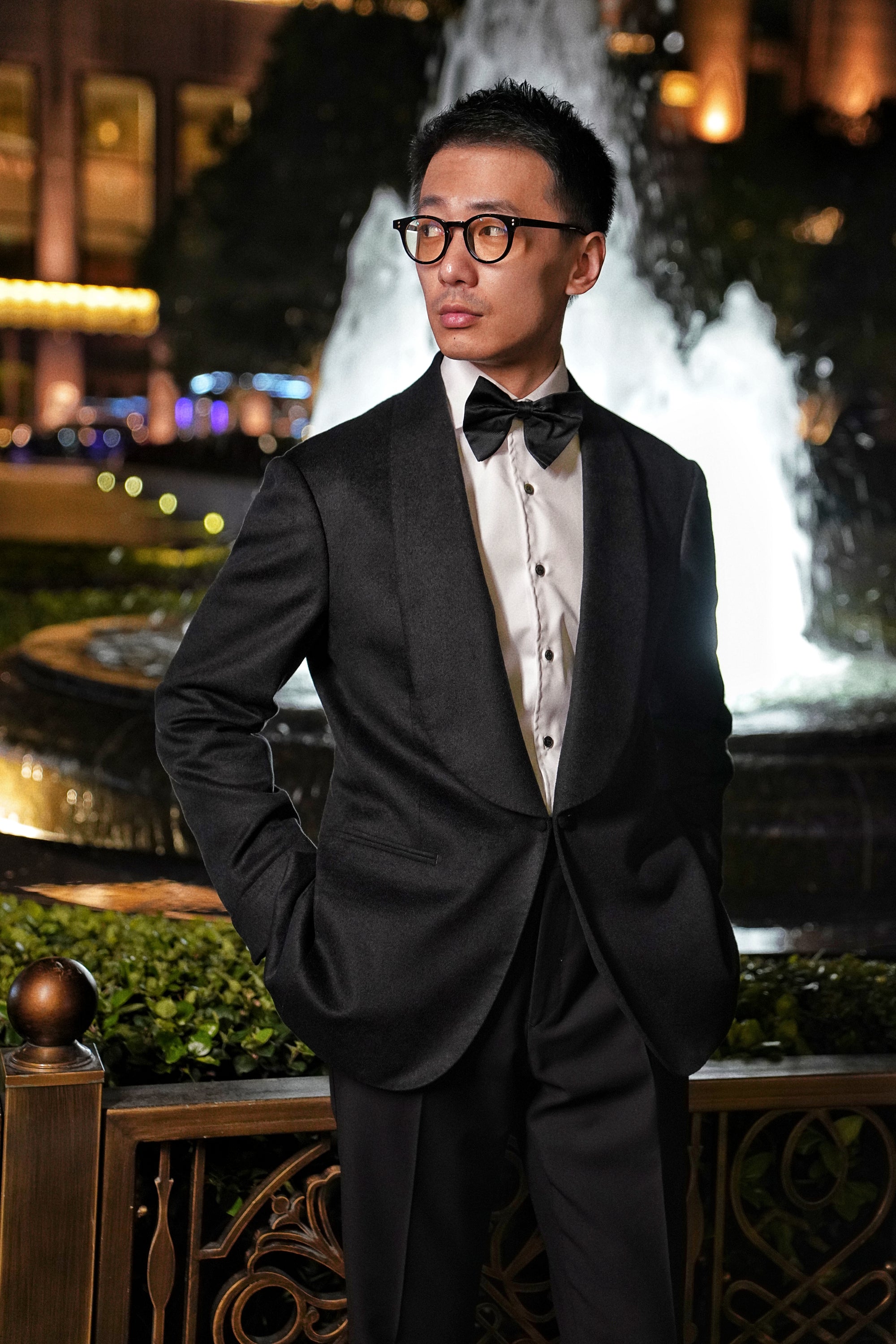 MTO Black Shawl Lapel Dinner Jacket #249