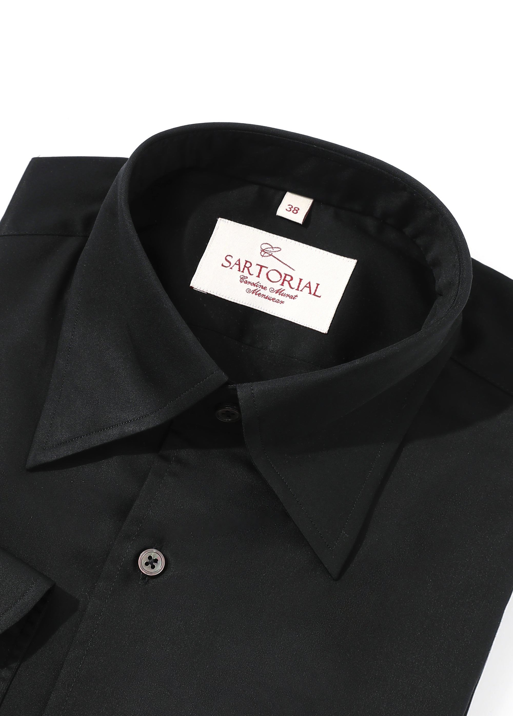 MTO Black 160s Cotton Shirt