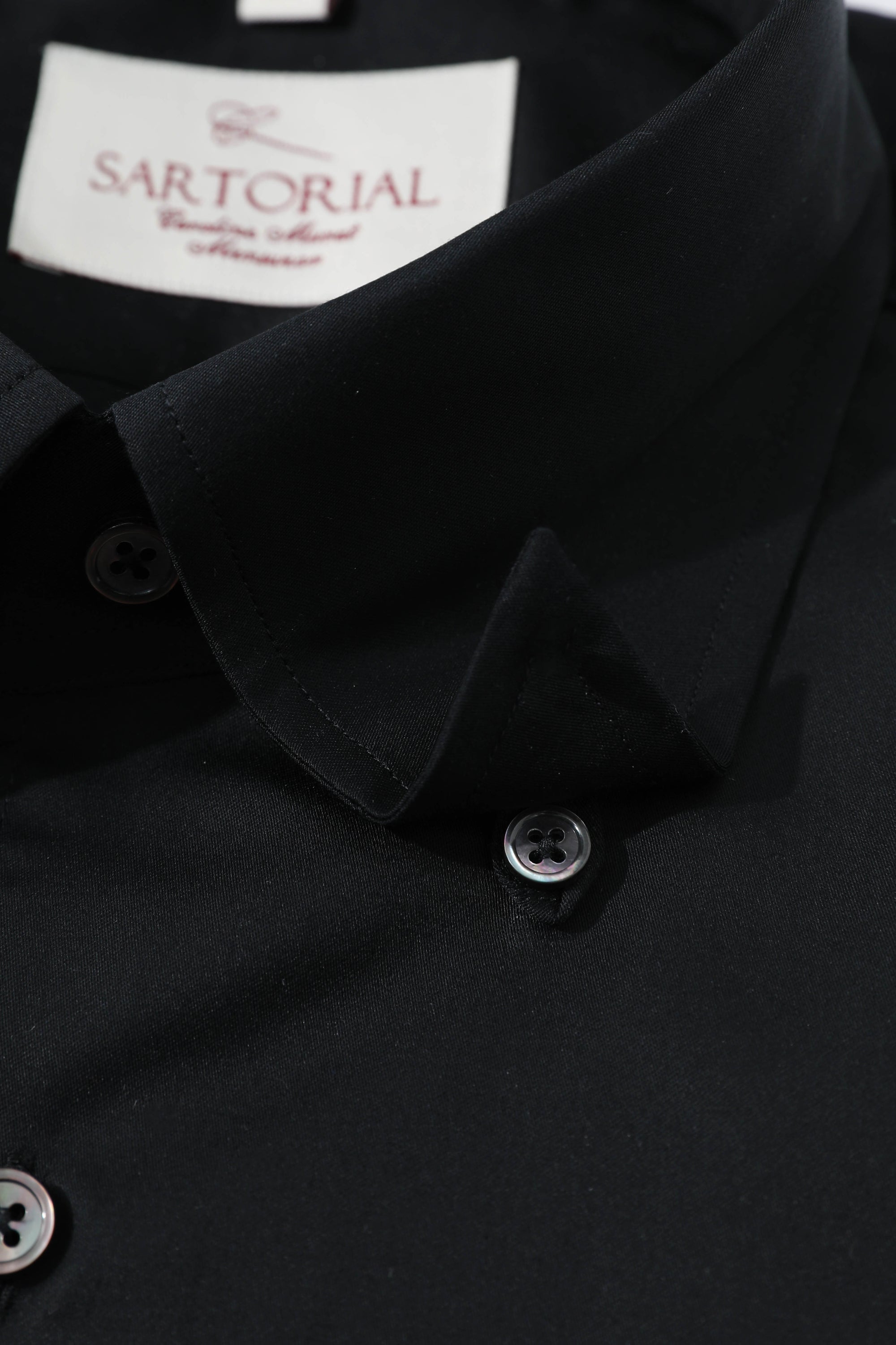 MTO Black 160s Cotton Shirt