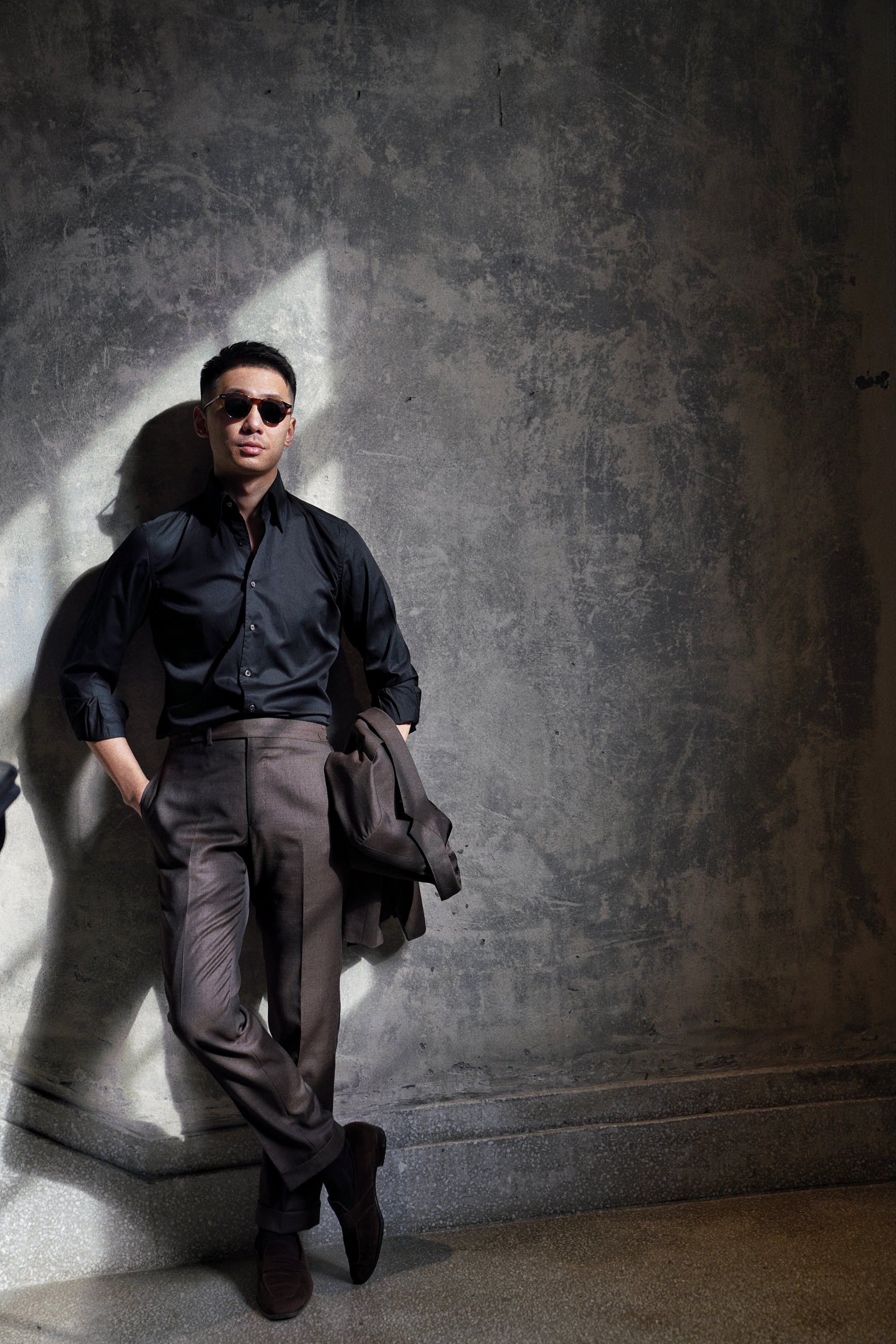 MTO Black 160s Cotton Shirt