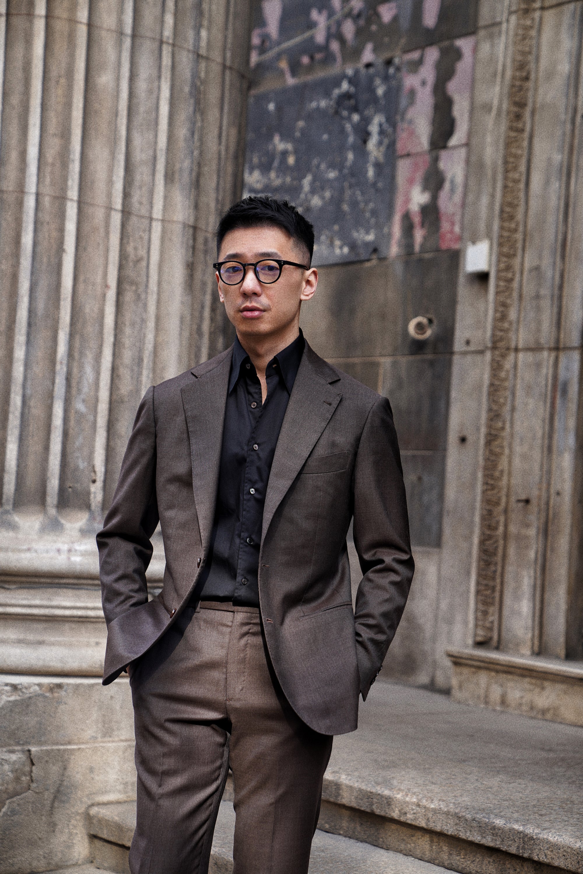 MTO Black 160s Cotton Shirt