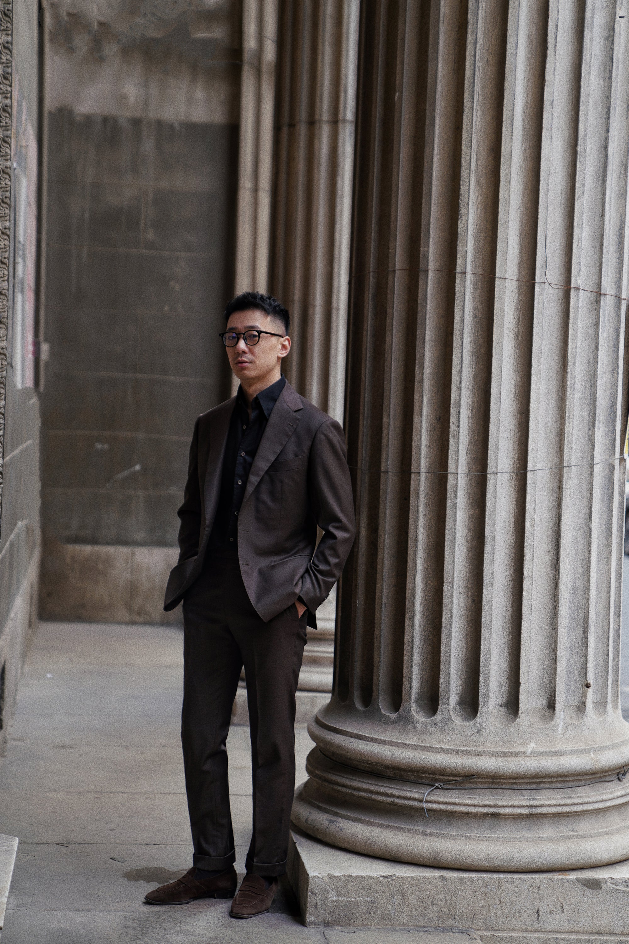 MTO Black 160s Cotton Shirt