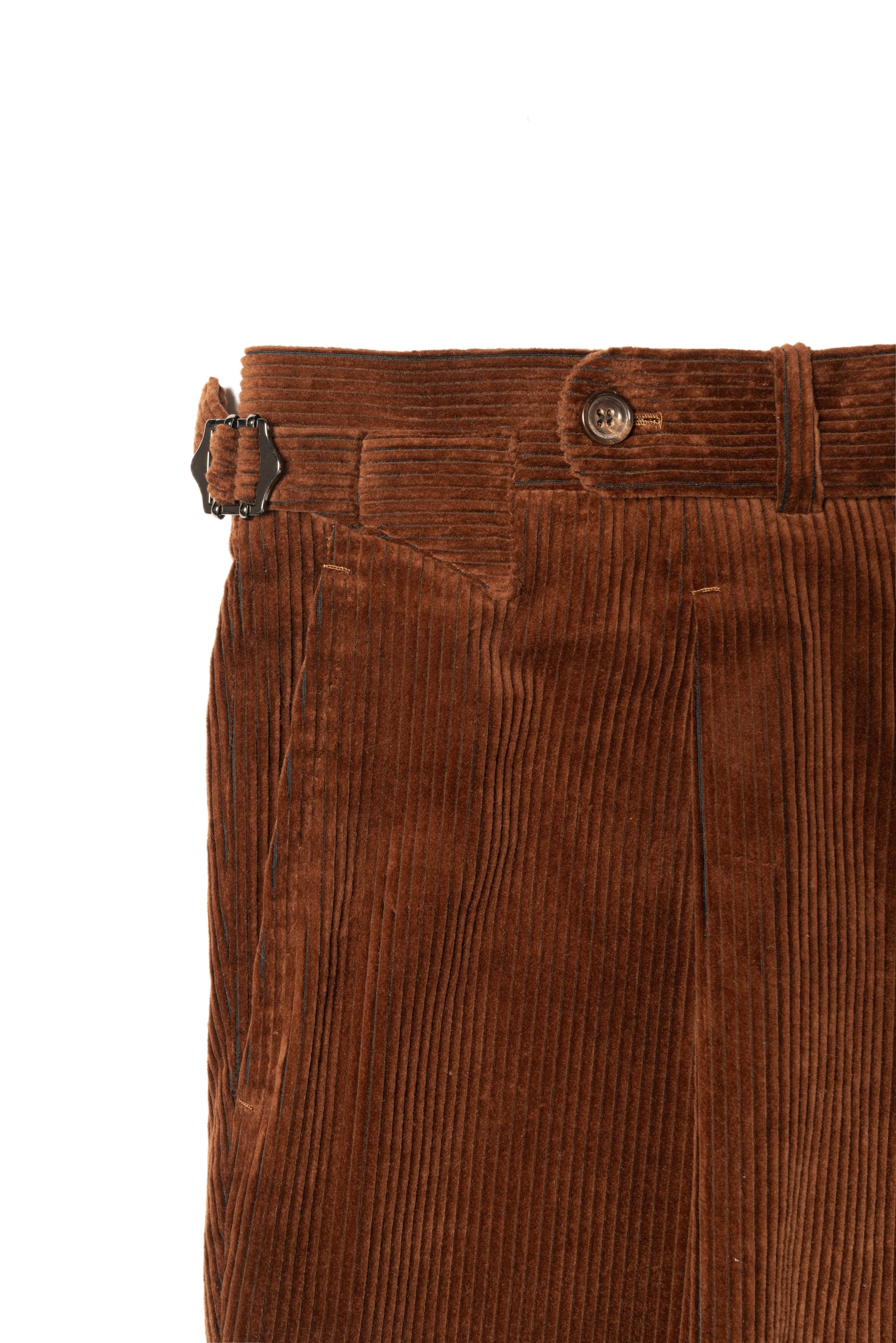 Tobacco Cashmere Blending Corduroy Suit #5