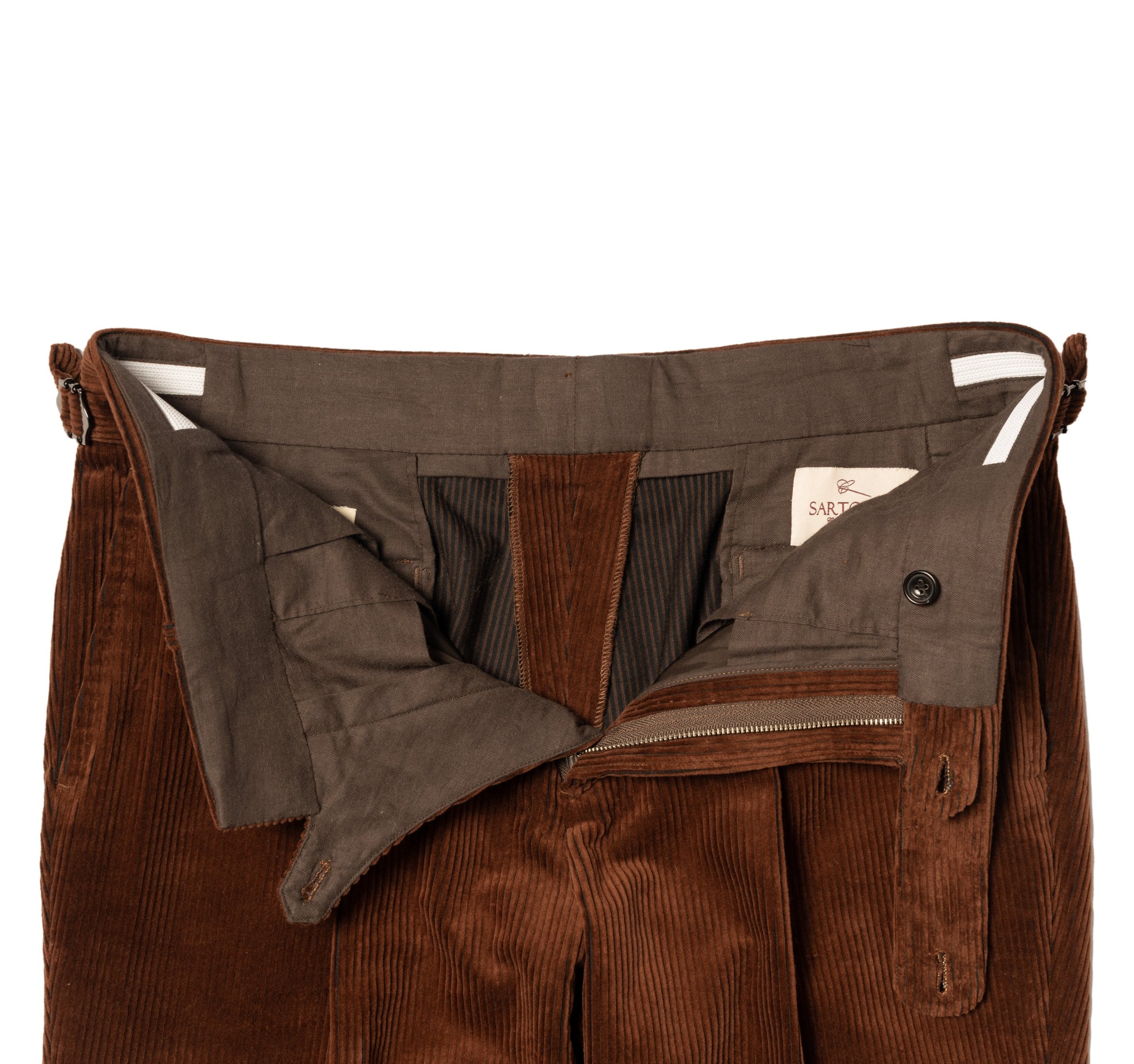 Tobacco Cashmere Blending Corduroy Suit #5