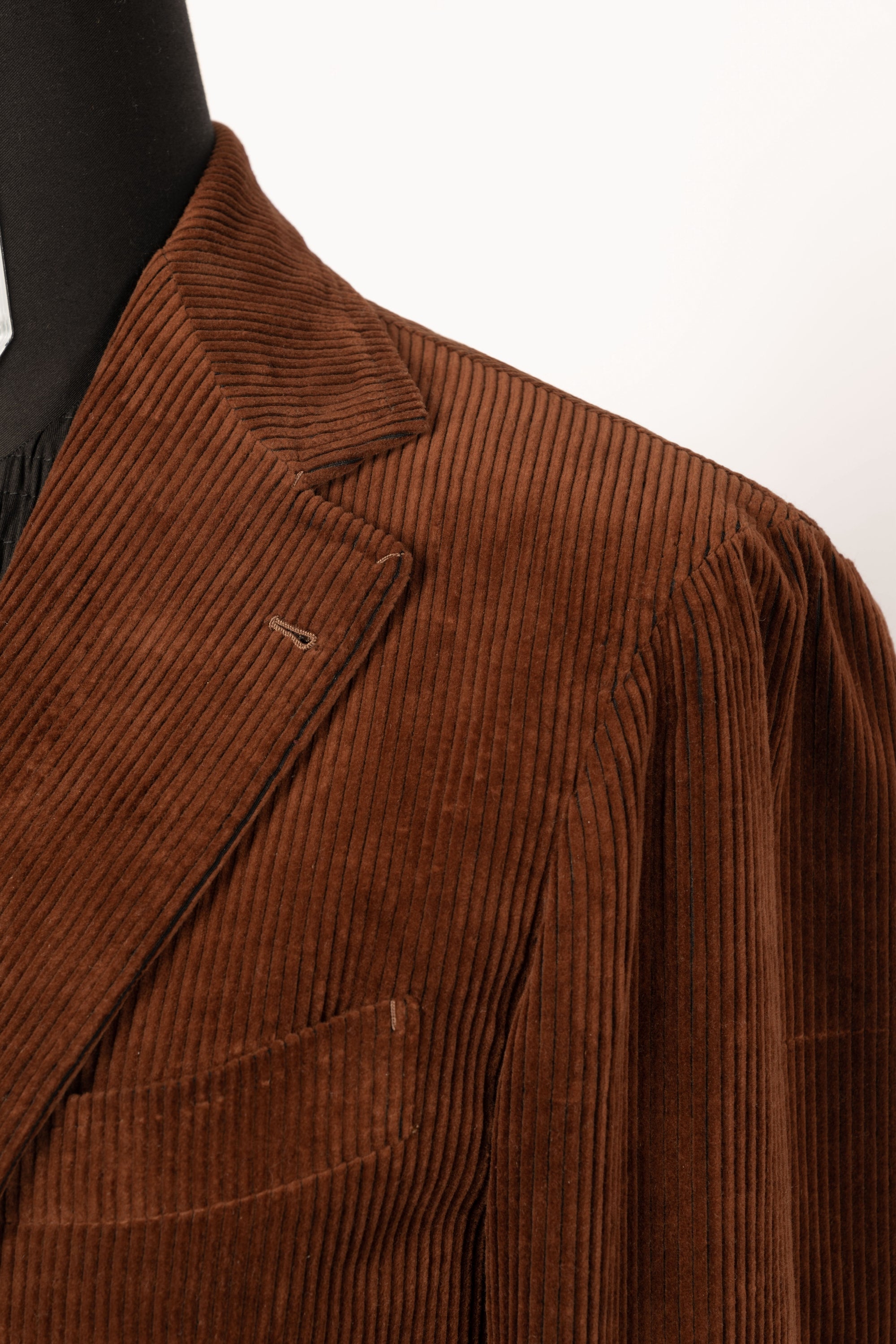 Tobacco Cashmere Blending Corduroy Suit #5