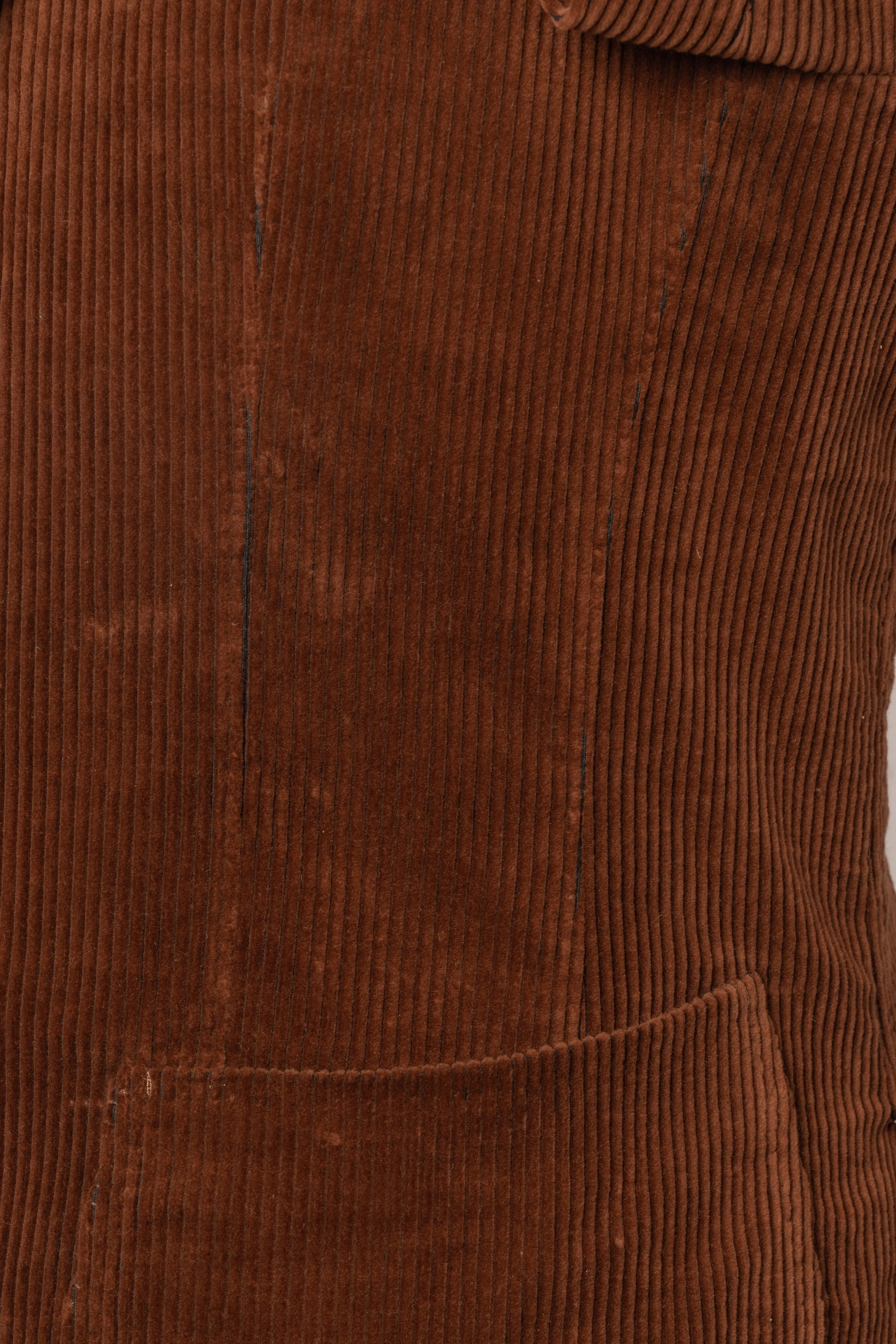 Tobacco Cashmere Blending Corduroy Suit #5