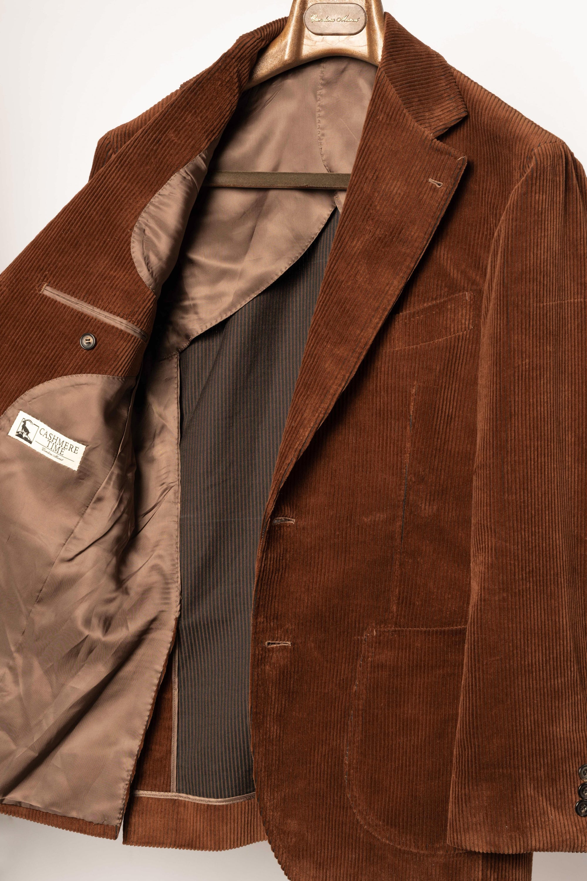 Tobacco Cashmere Blending Corduroy Suit #5