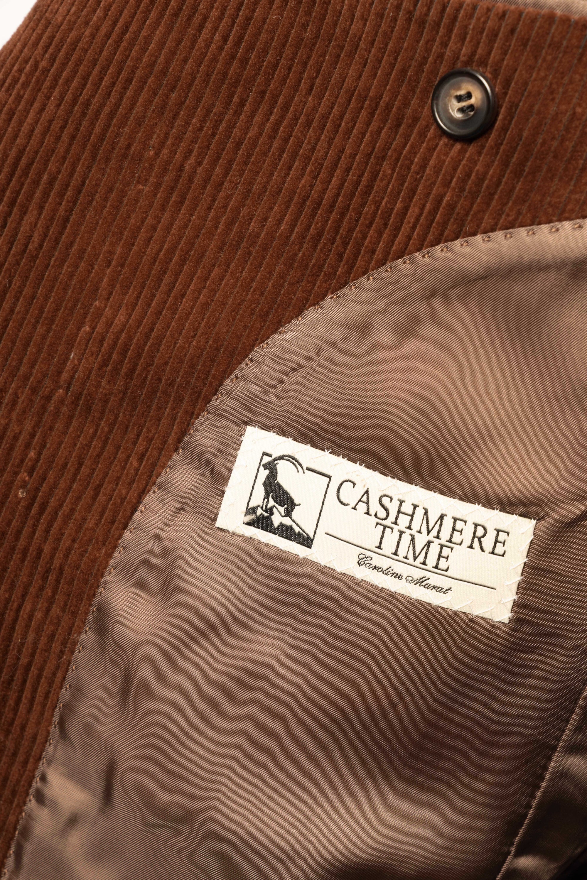 Tobacco Cashmere Blending Corduroy Suit #5