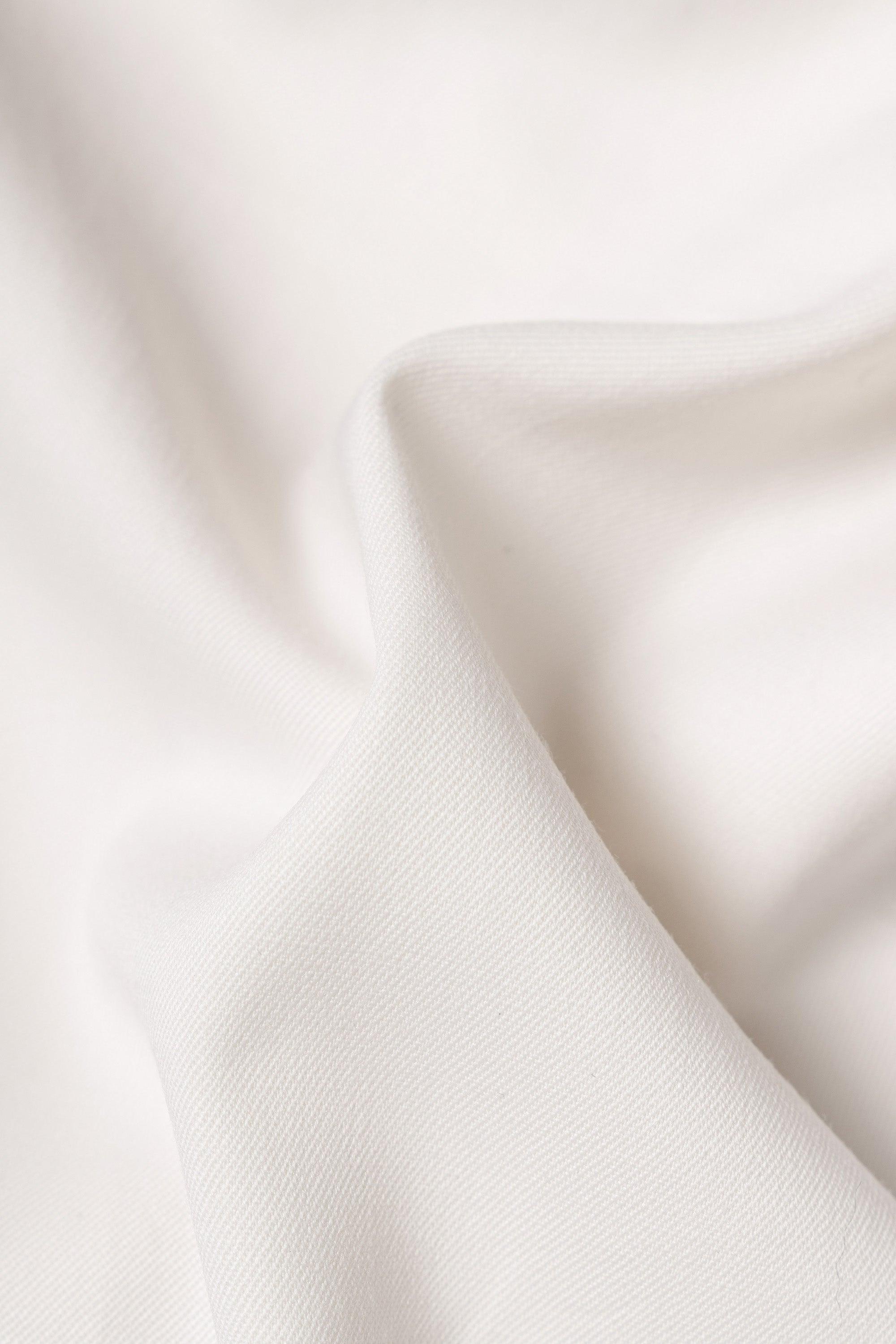 Off White Wool Trousers