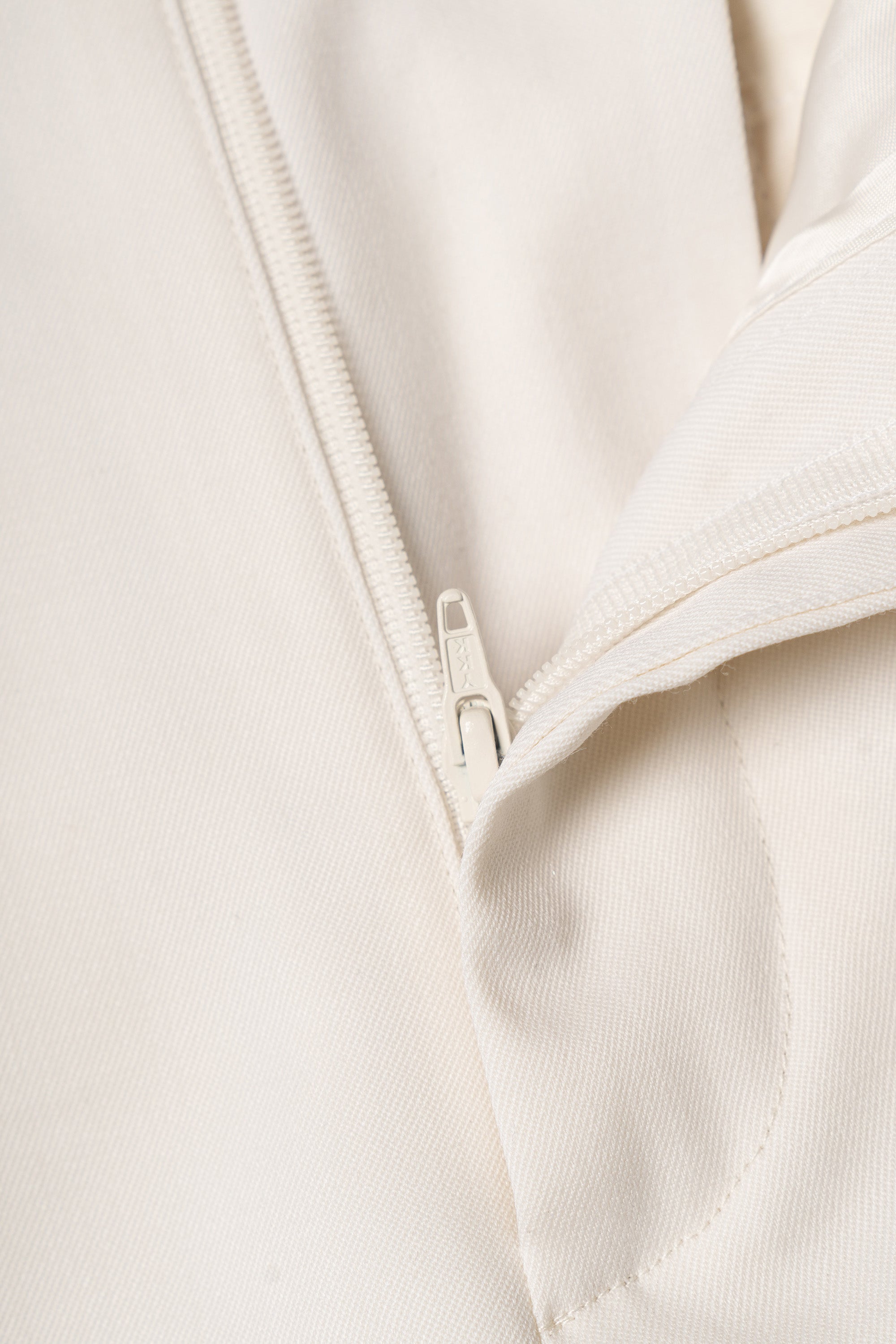 Off White Wool Trousers