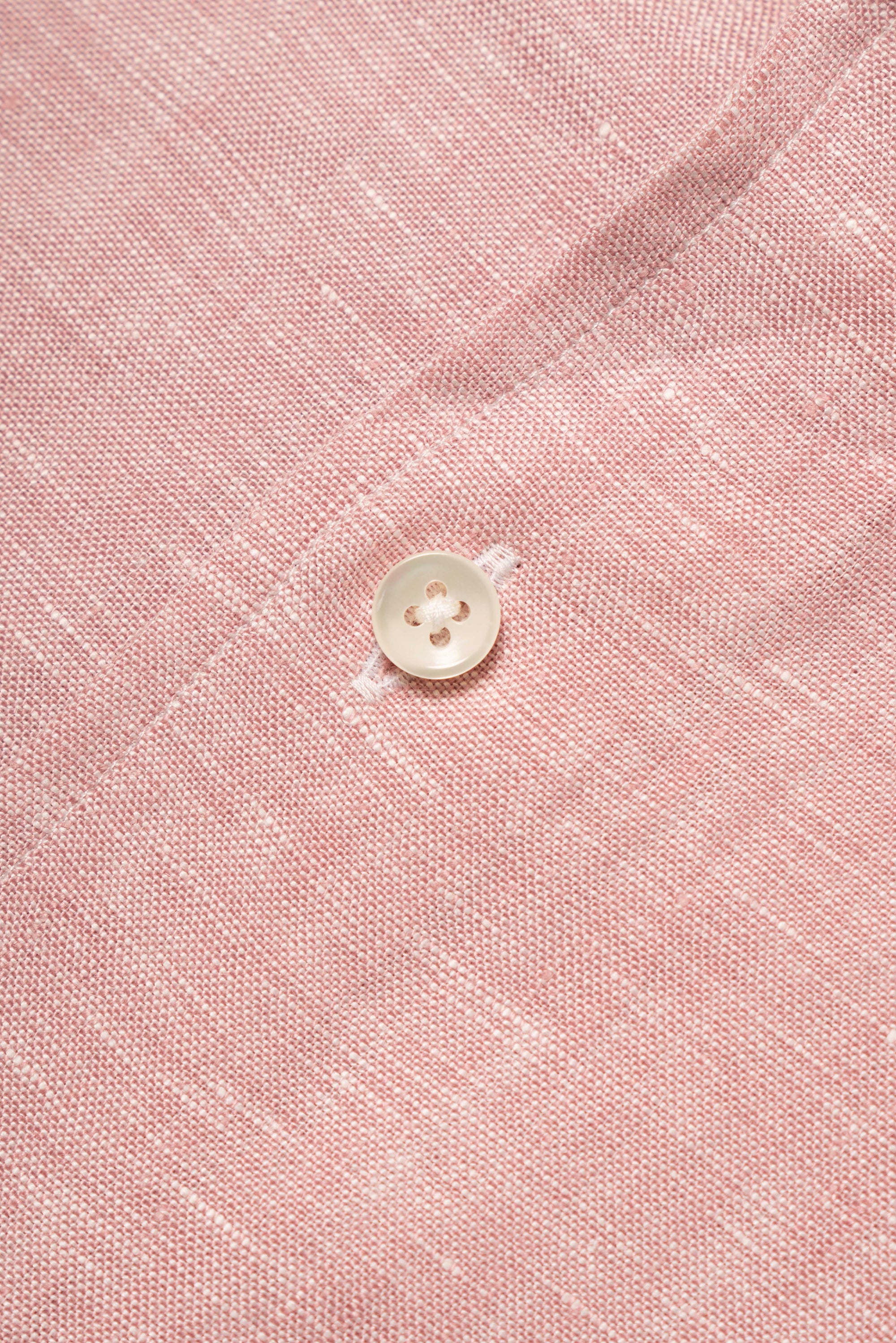 MTO Pink Linen Shirt