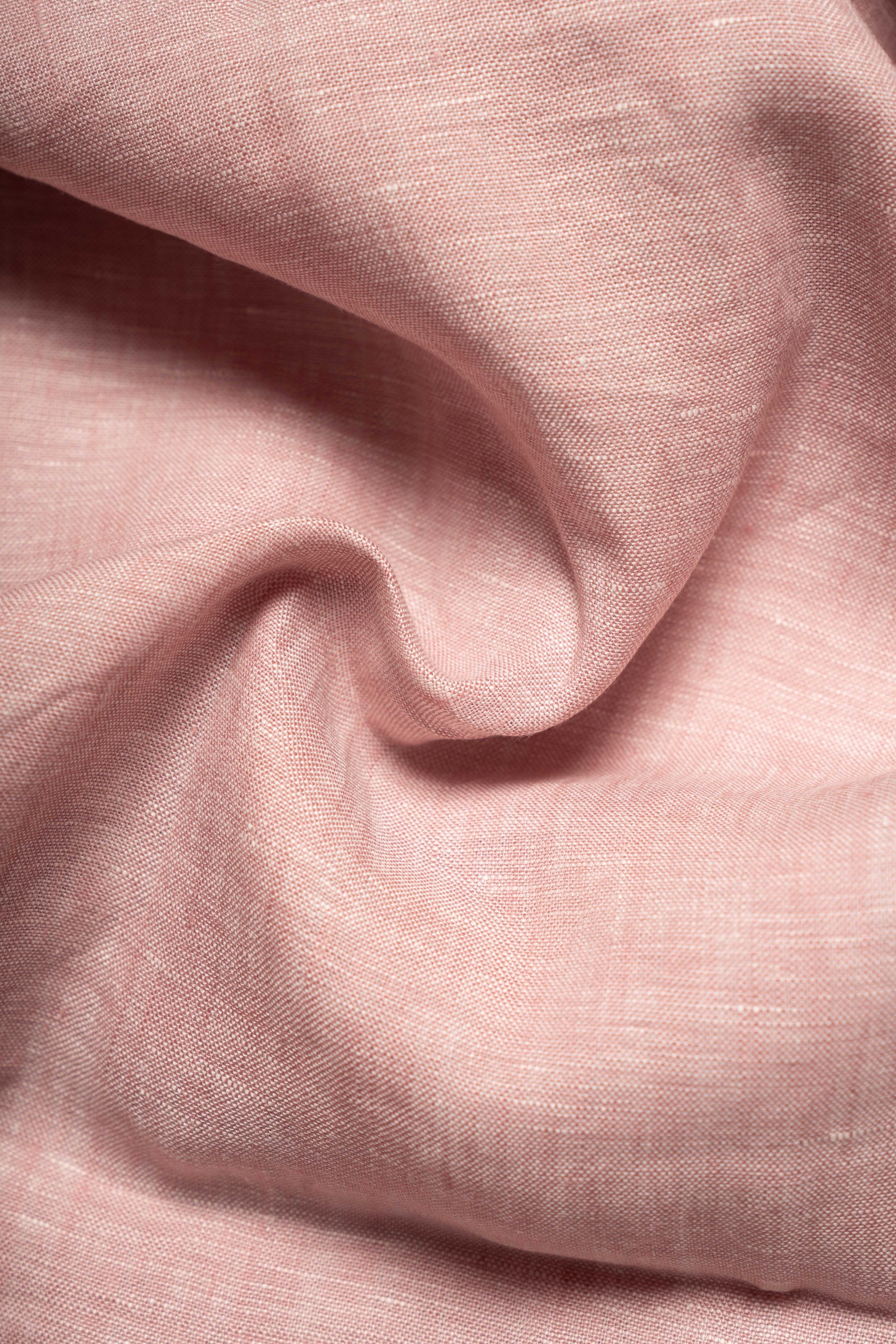 MTO Pink Linen Shirt