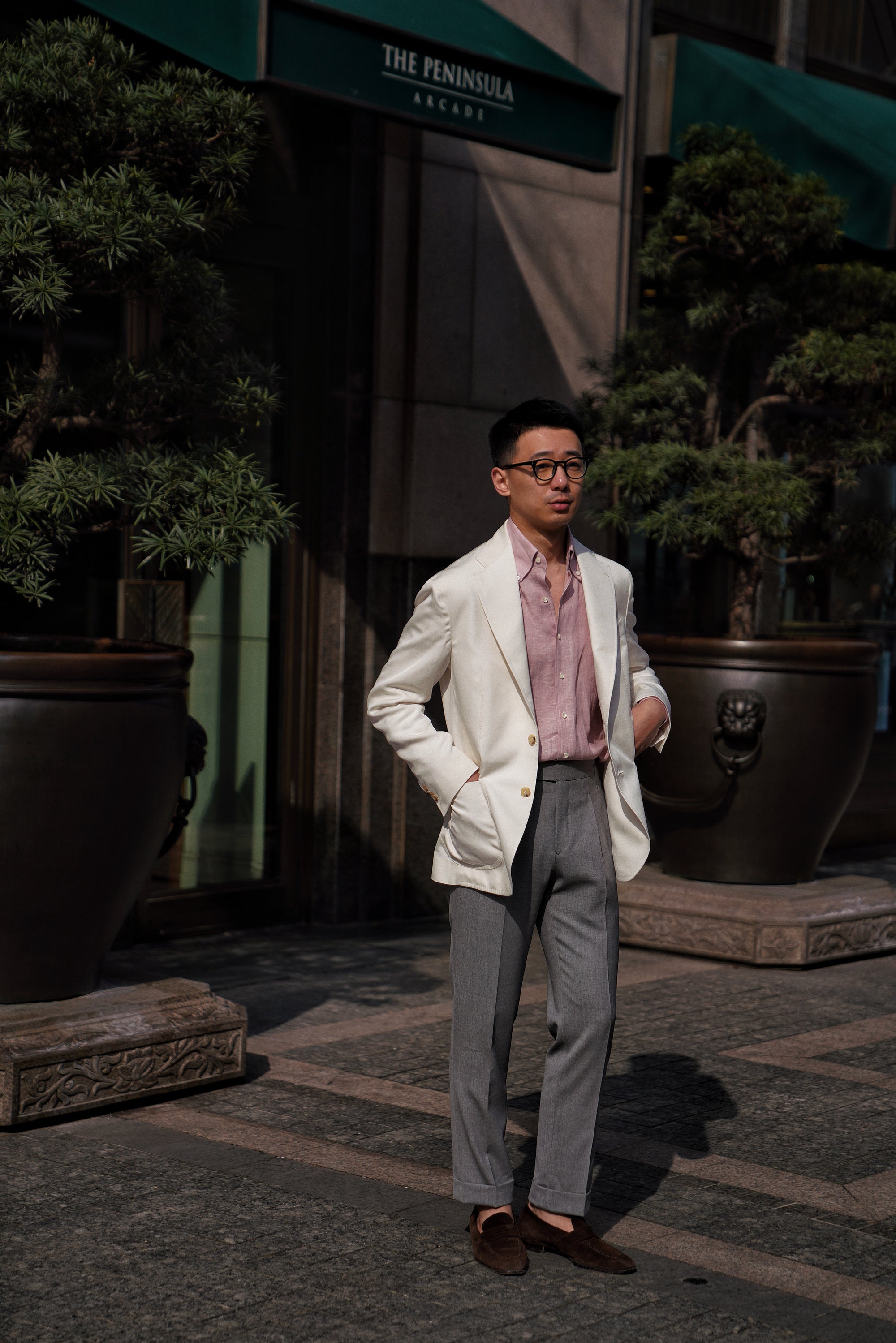 White Dupioni Silk Jacket #301