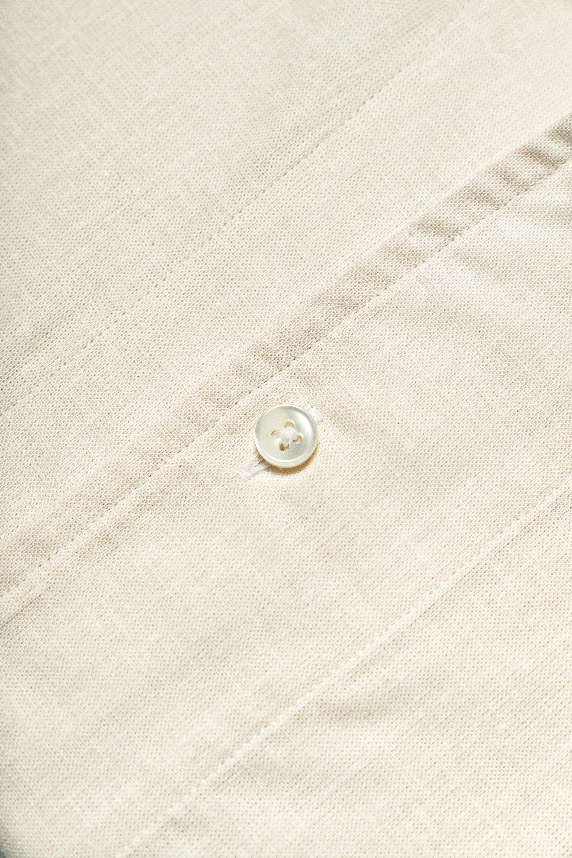 MTO Beige One Piece Collar Shirt