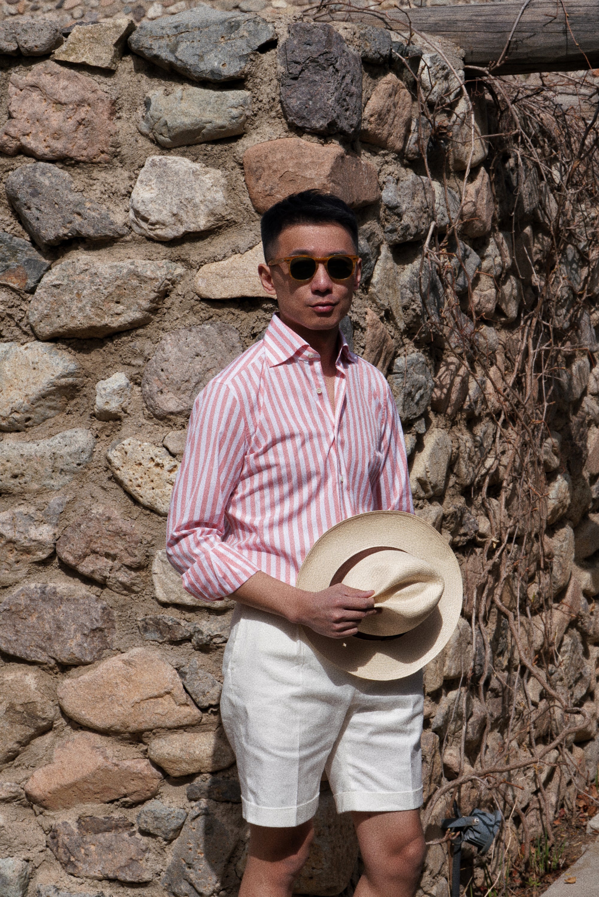 MTO Pink Stripe Cotton Shirt