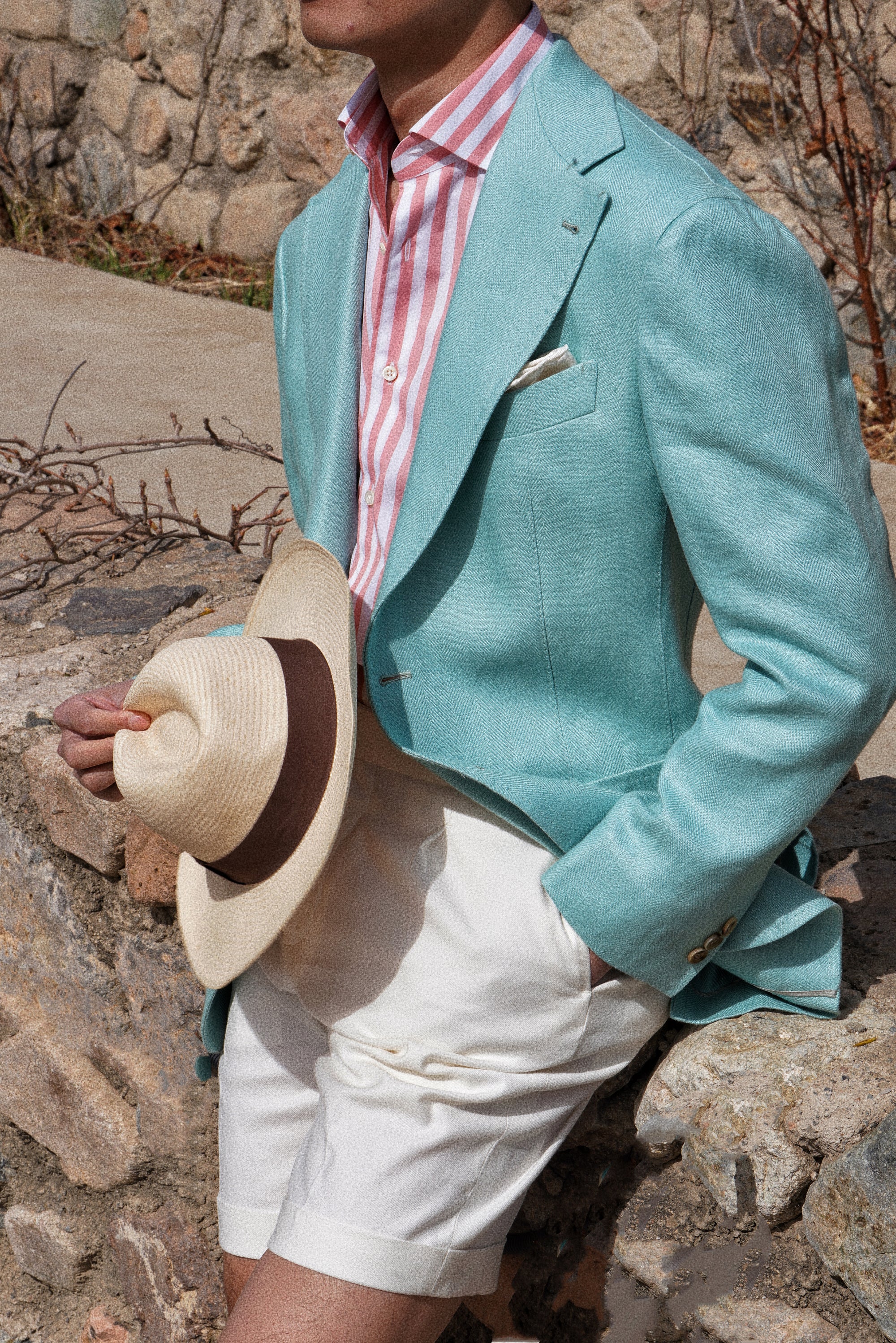 MTO Pink Stripe Cotton Shirt