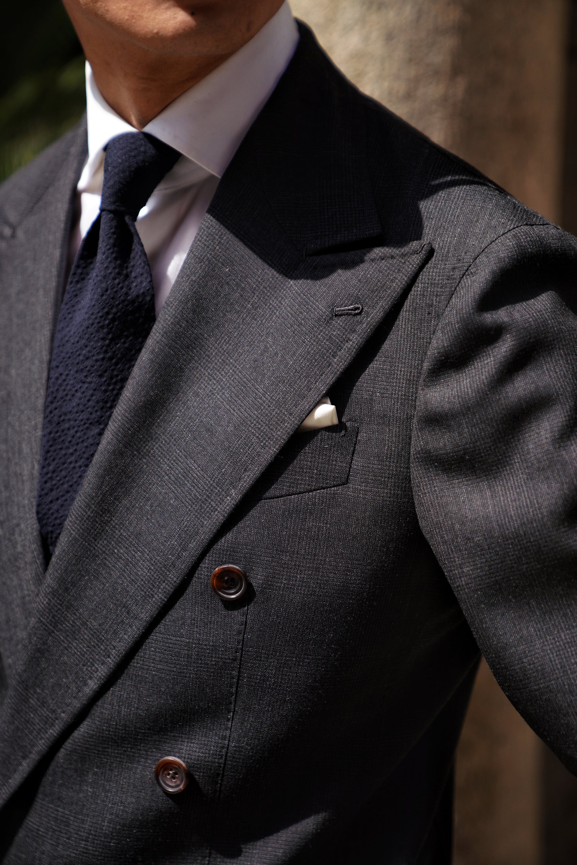 Charcoal Glen Check High Twist Suit #147