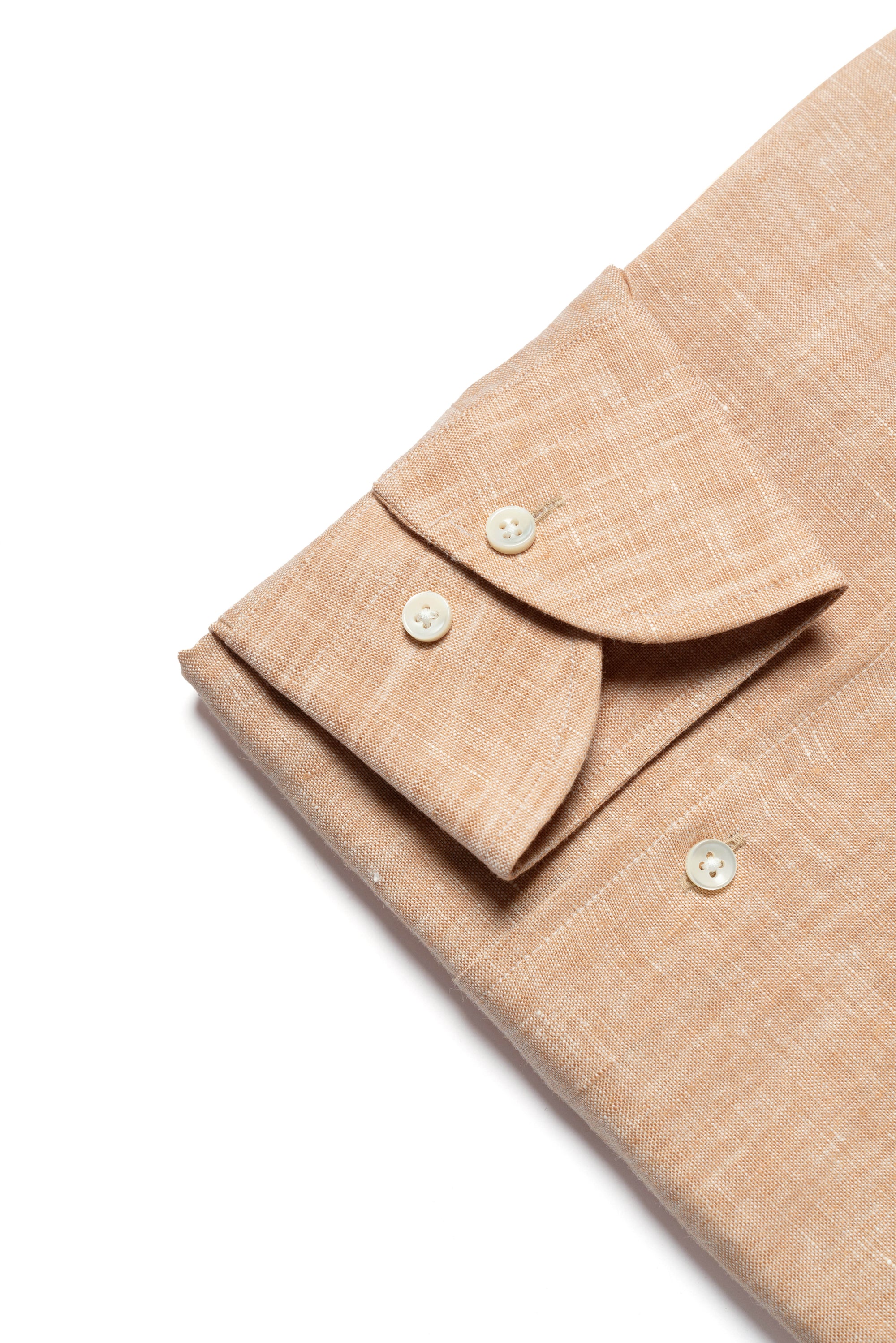 MTO Tangerine Linen Shirt