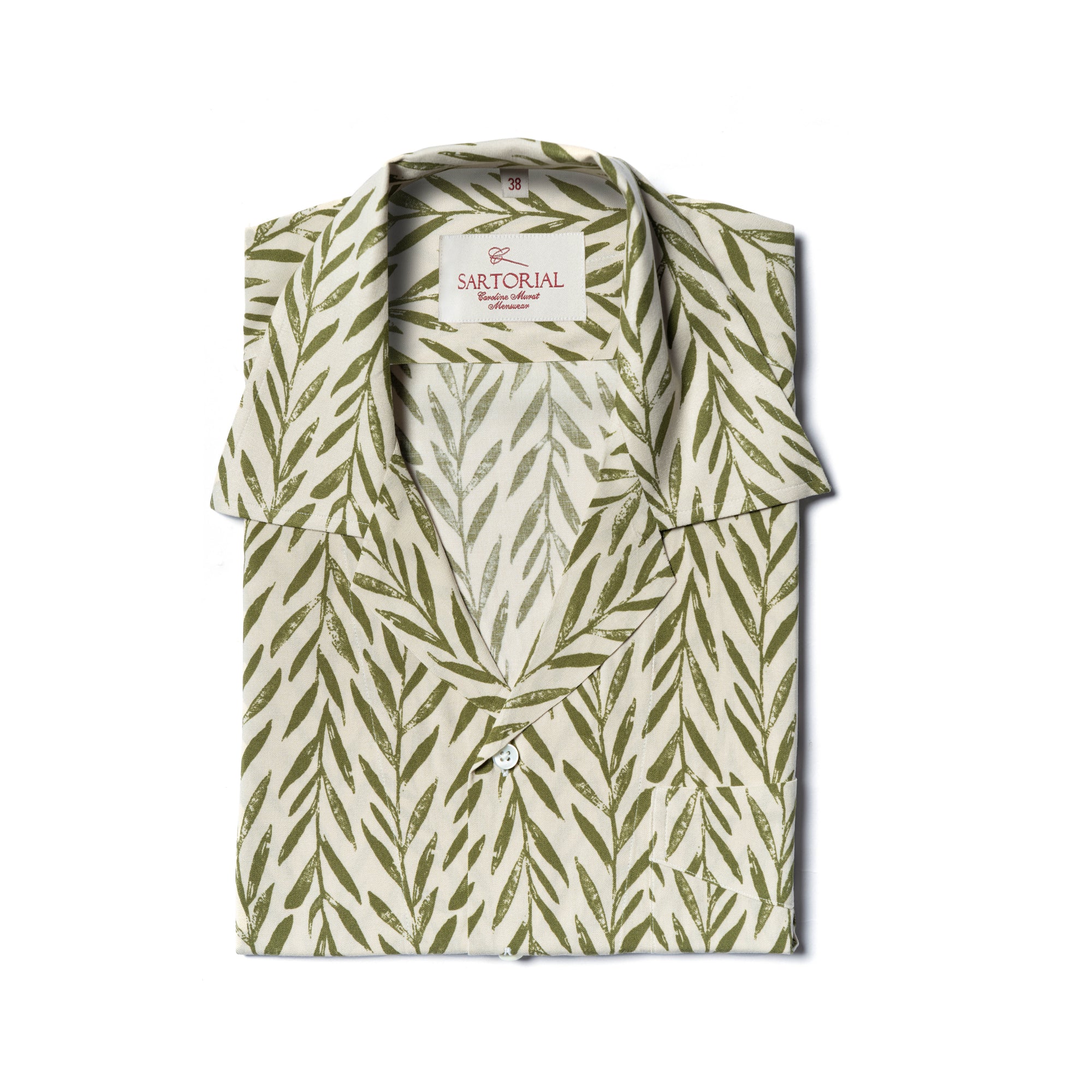 MTO Leaf Pattern Cuban Shirt