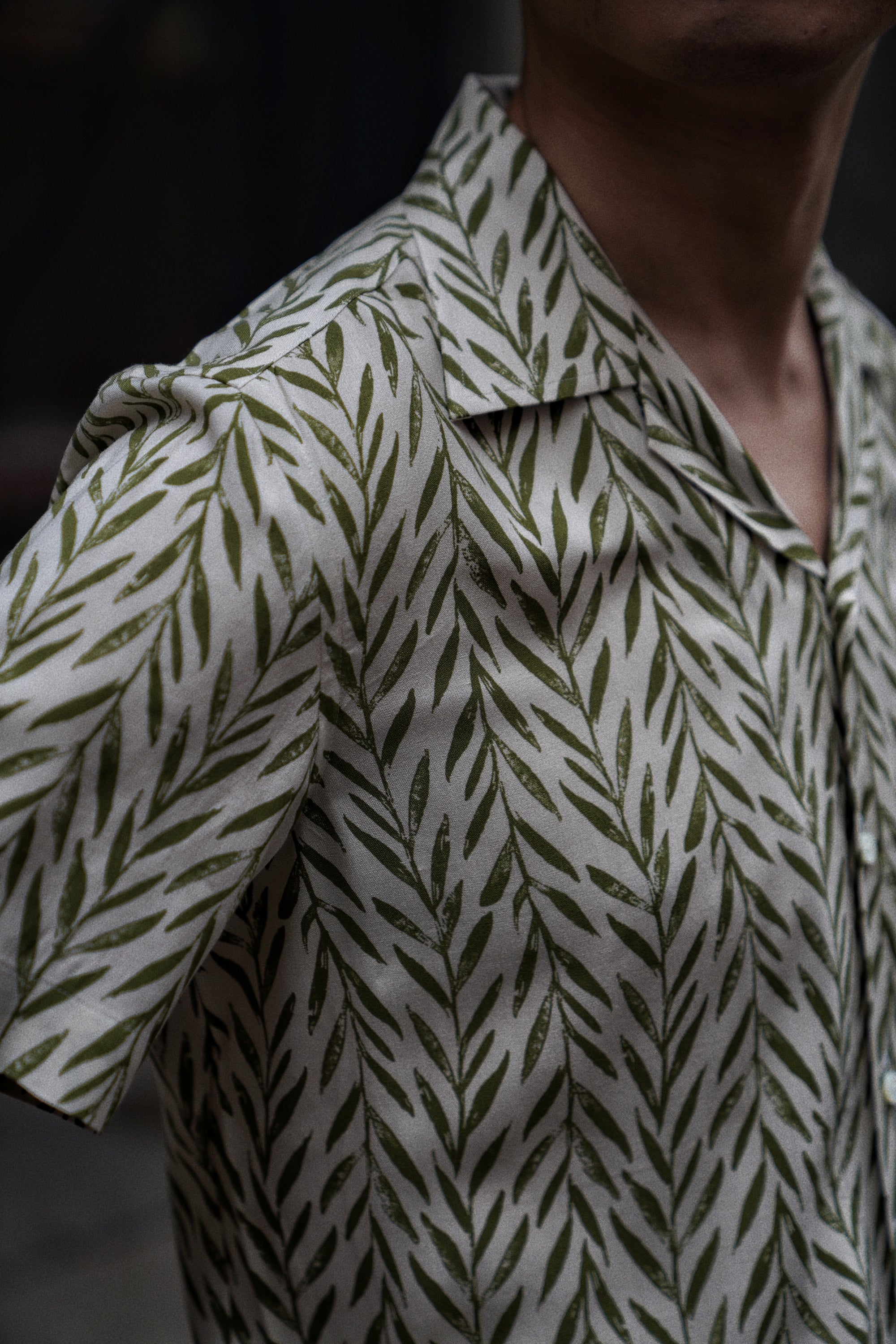 MTO Leaf Pattern Cuban Shirt