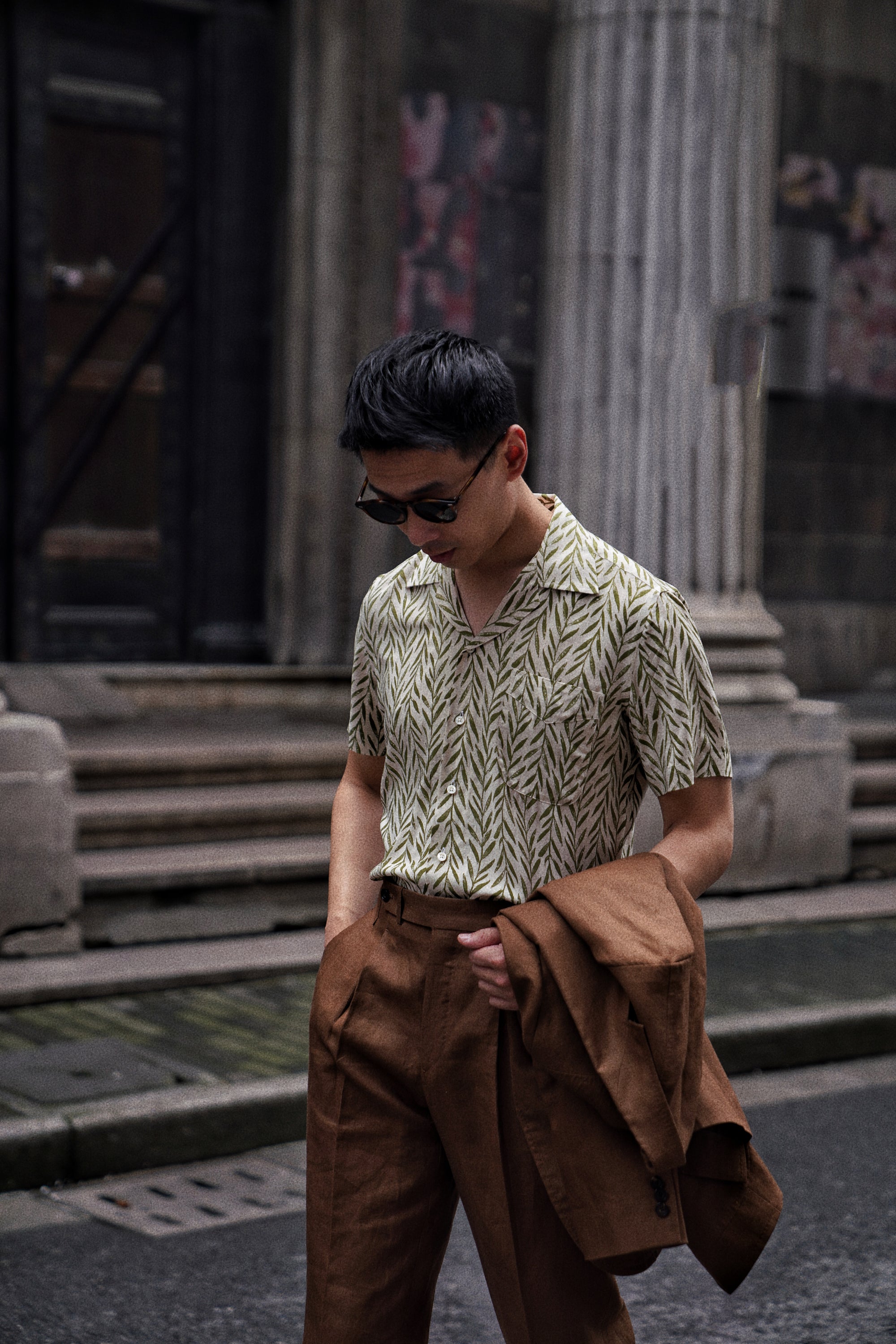 MTO Leaf Pattern Cuban Shirt