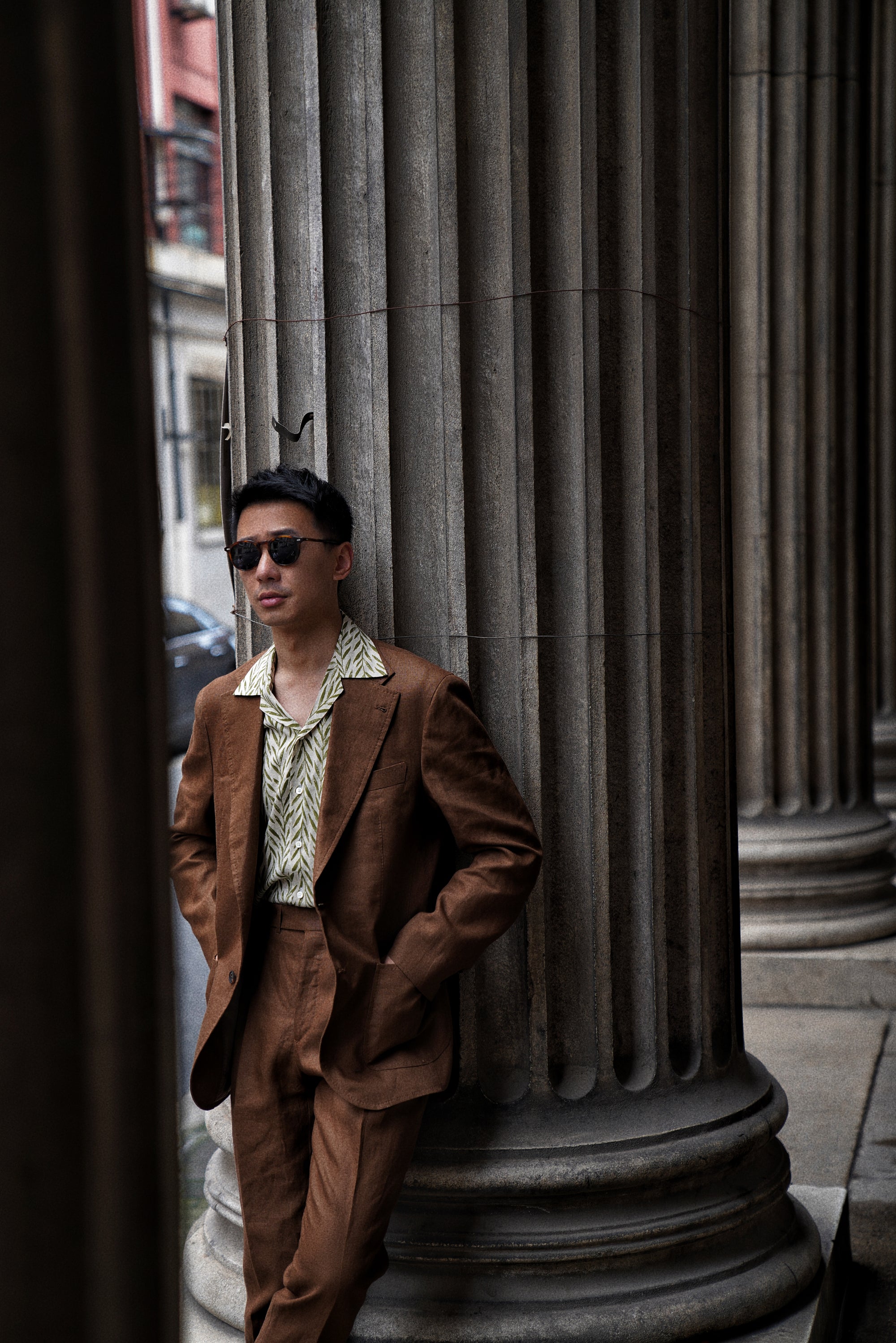 MTO Leaf Pattern Cuban Shirt