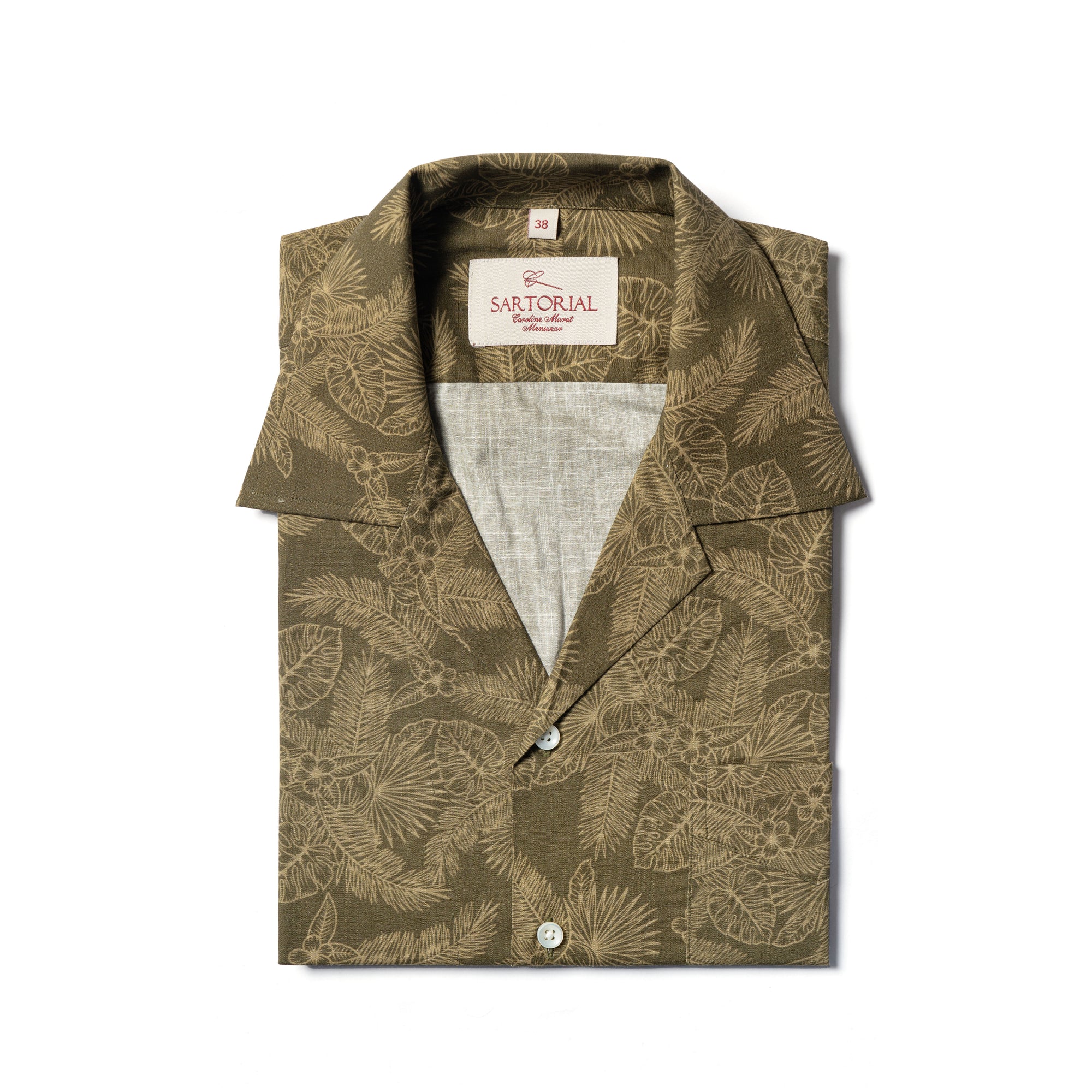 MTO Tropical Pattern Cuban Shirt