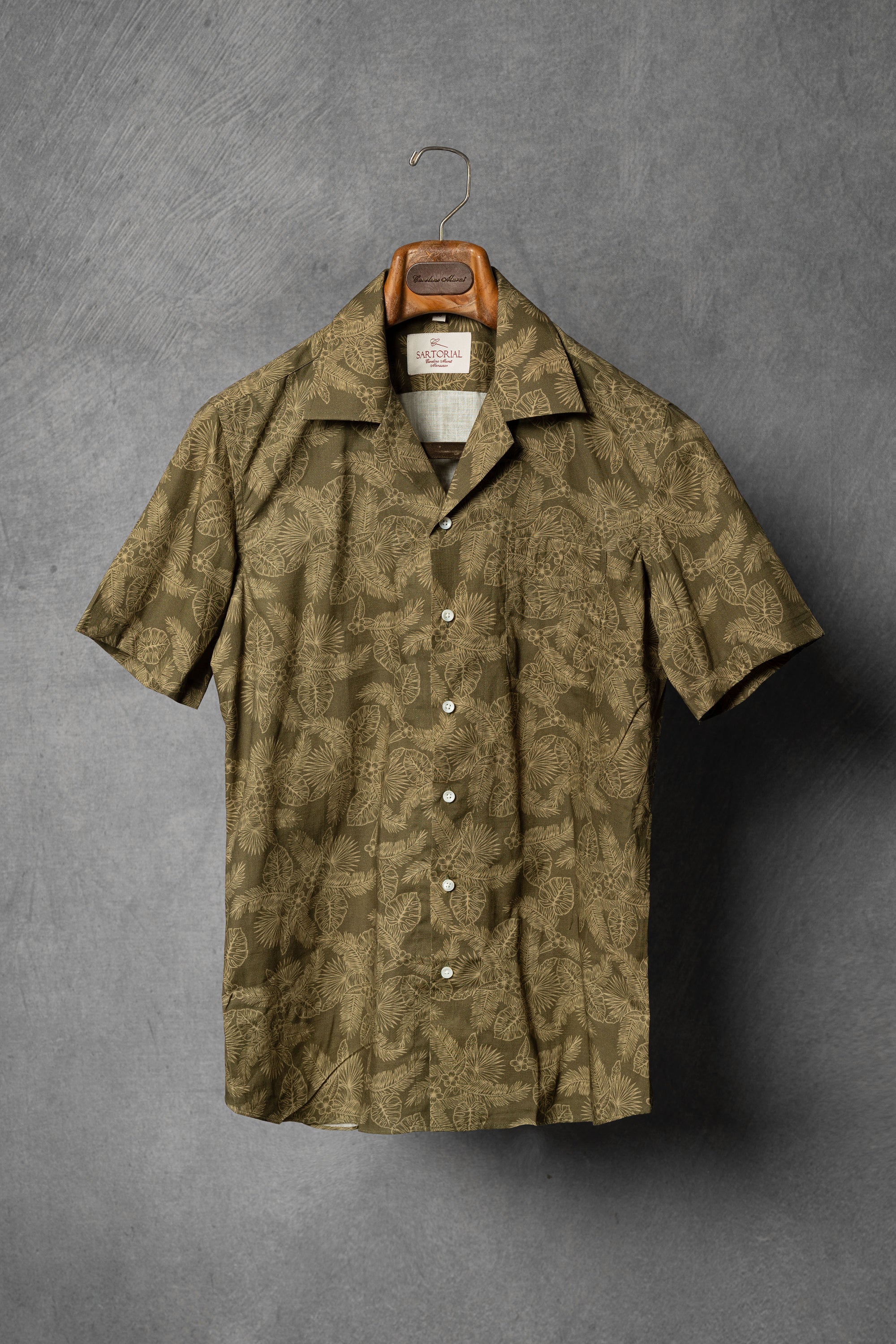MTO Tropical Pattern Cuban Shirt