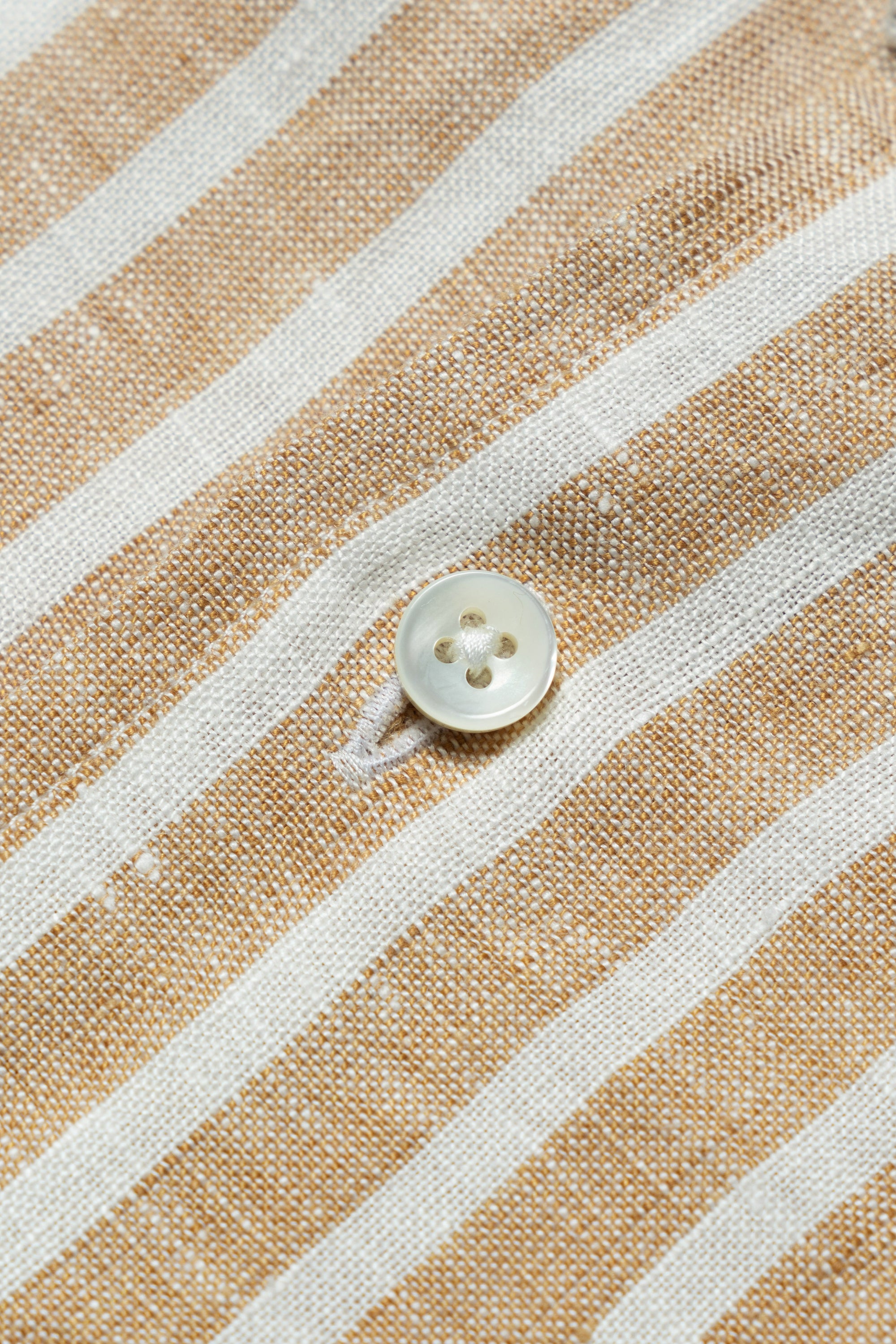 MTO Canary Stripe Linen Shirt