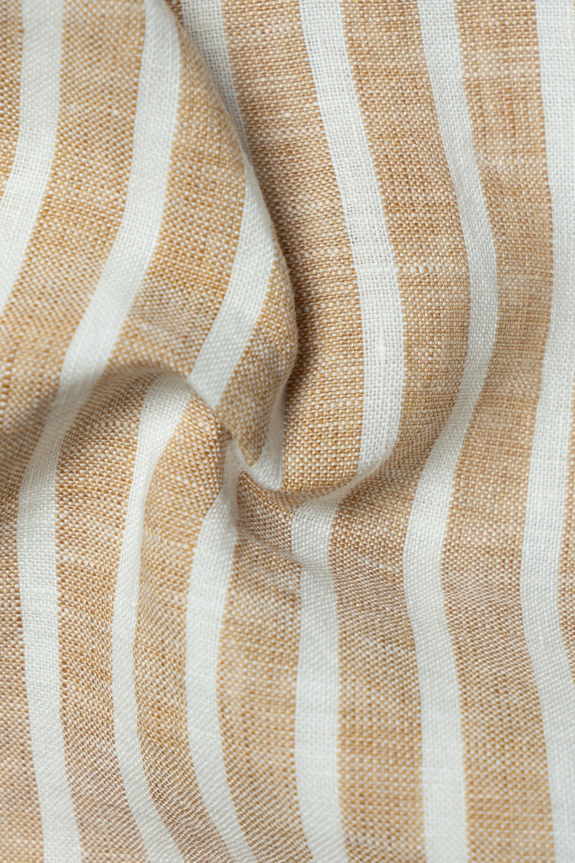 MTO Canary Stripe Linen Shirt